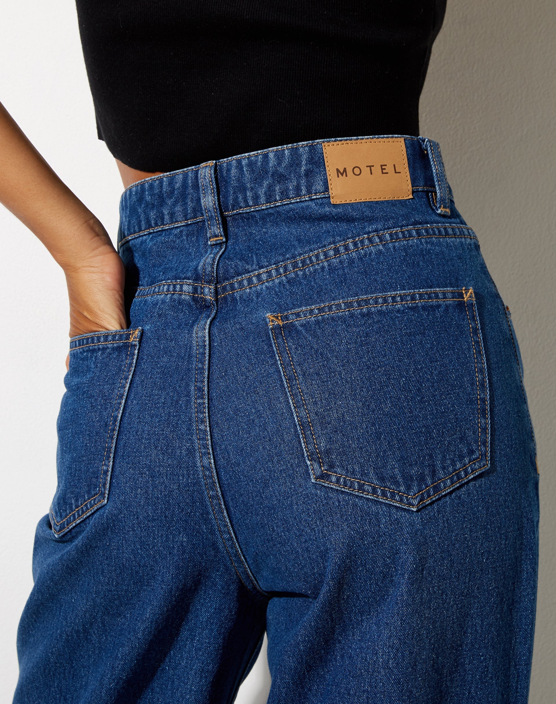 Roomy Extra Wide Jeans in Classic Blue - Image 7