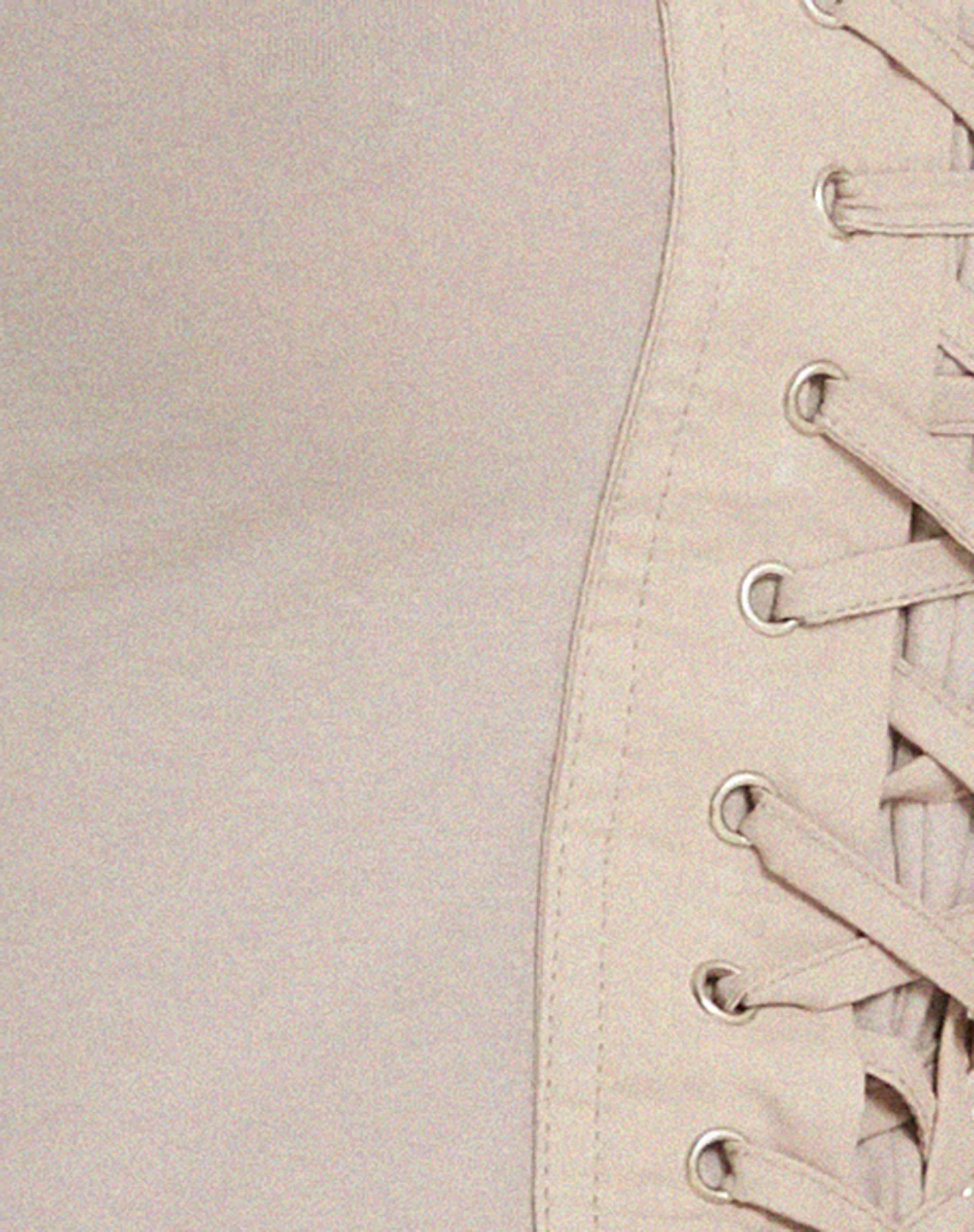Ezilly Mini Dress in Oat Milk - Image 7