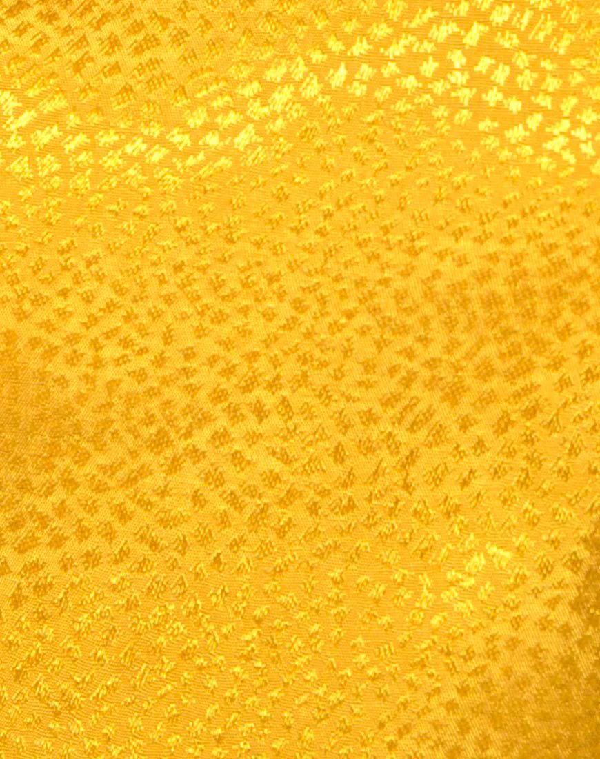 Fair Cami Top in Satin Mustard - Image 5