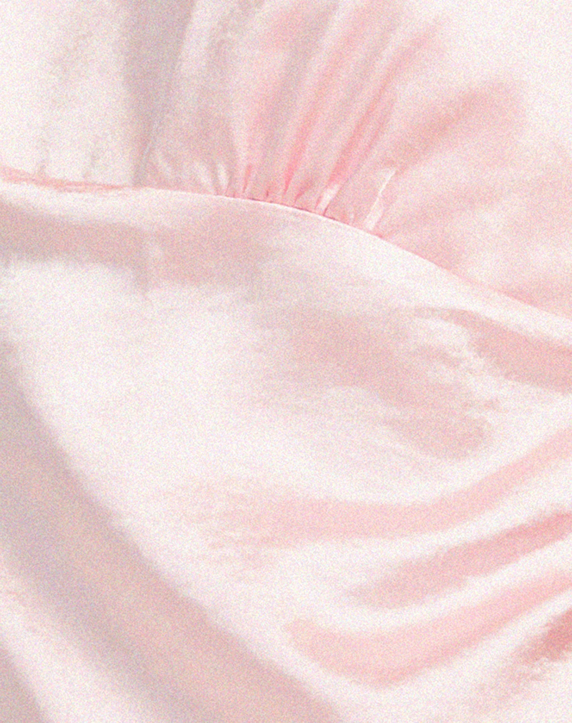 Fara Mini Dress in Satin Baby Pink - Image 6