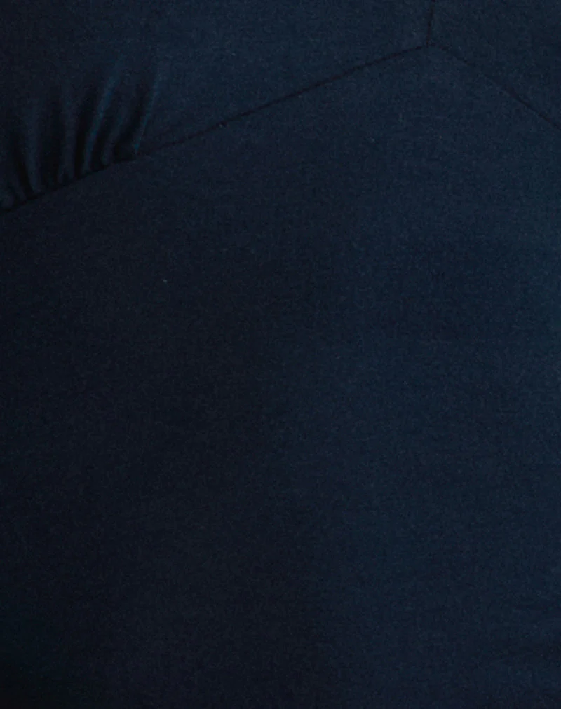 Faye Long Sleeve Top in Navy - Image 6