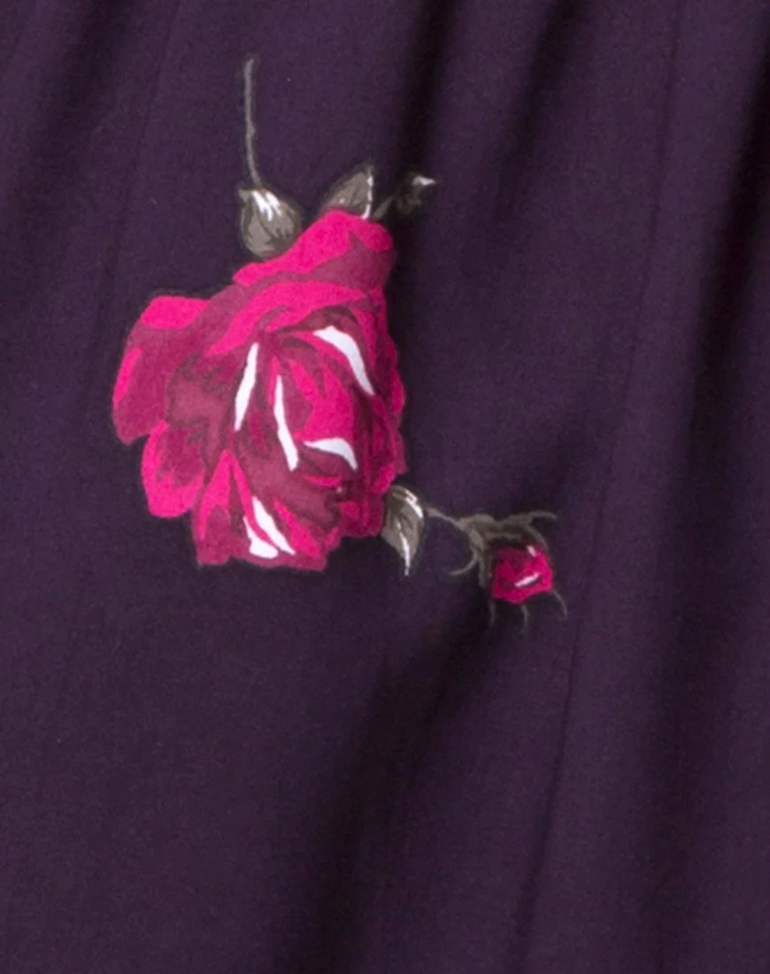 Flawa Mini Dress in Evening Rose - Image 5