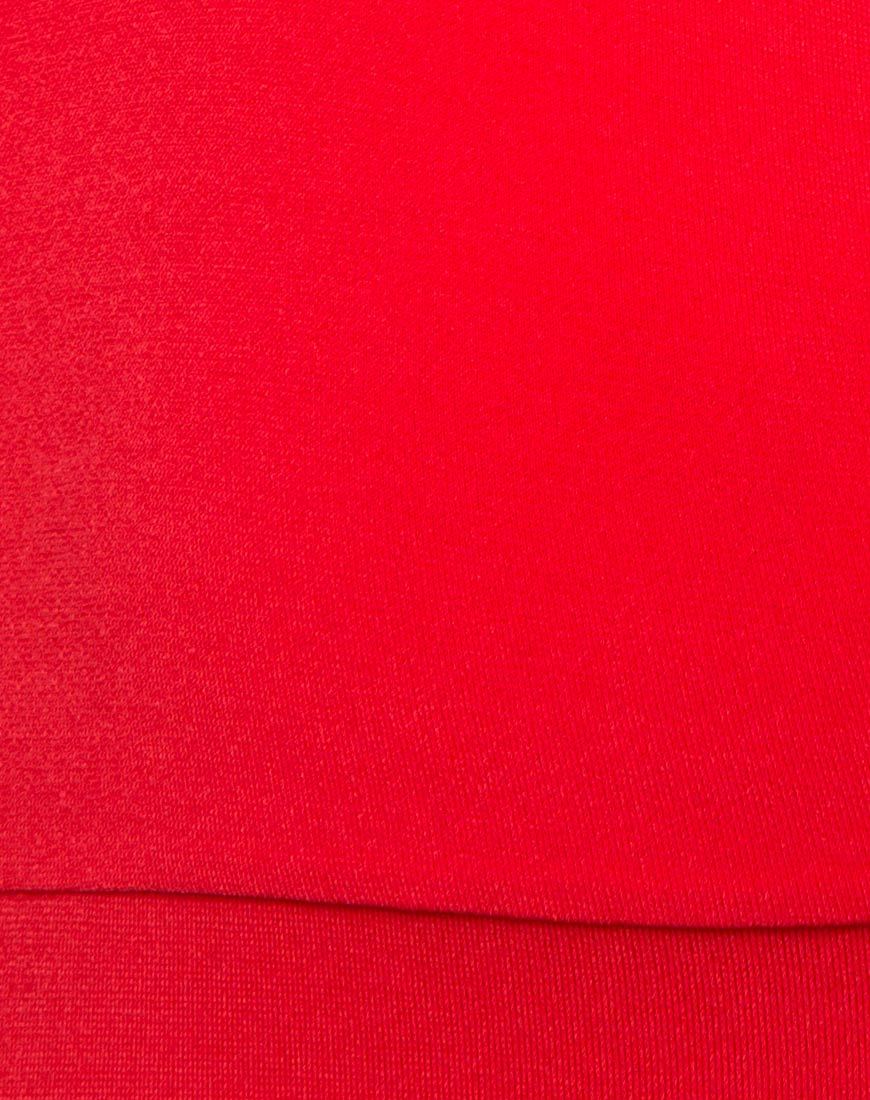 Gainer Bodycon Dress in Red - Image 5