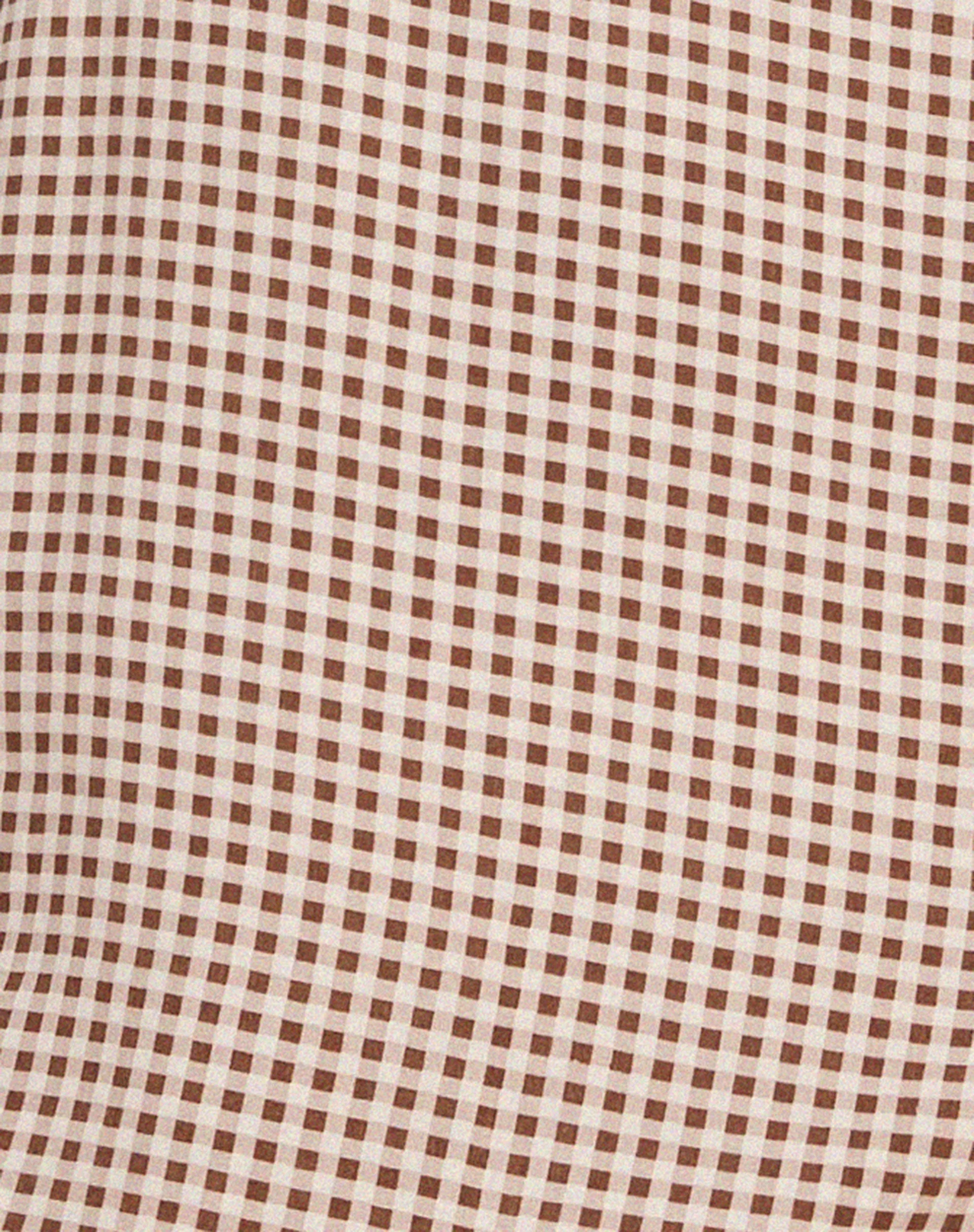 Galaca Mini Dress in Mini Gingham - Image 6