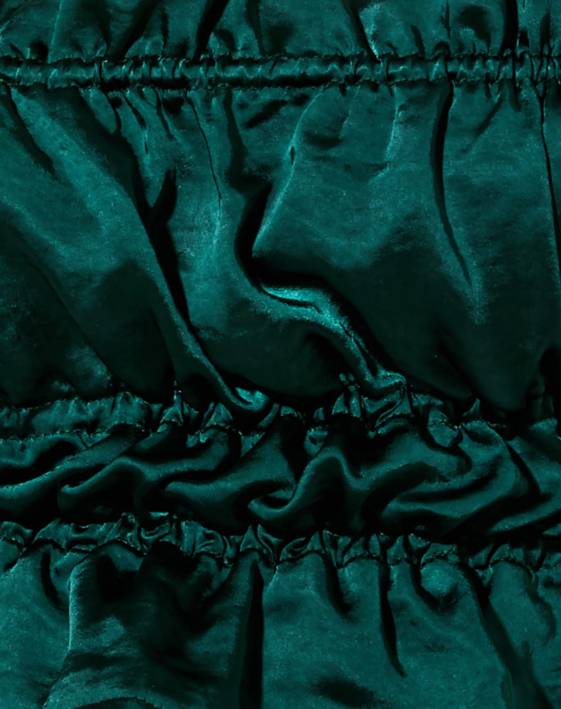 Gamera Cami Top in Satin Forest Green - Image 5