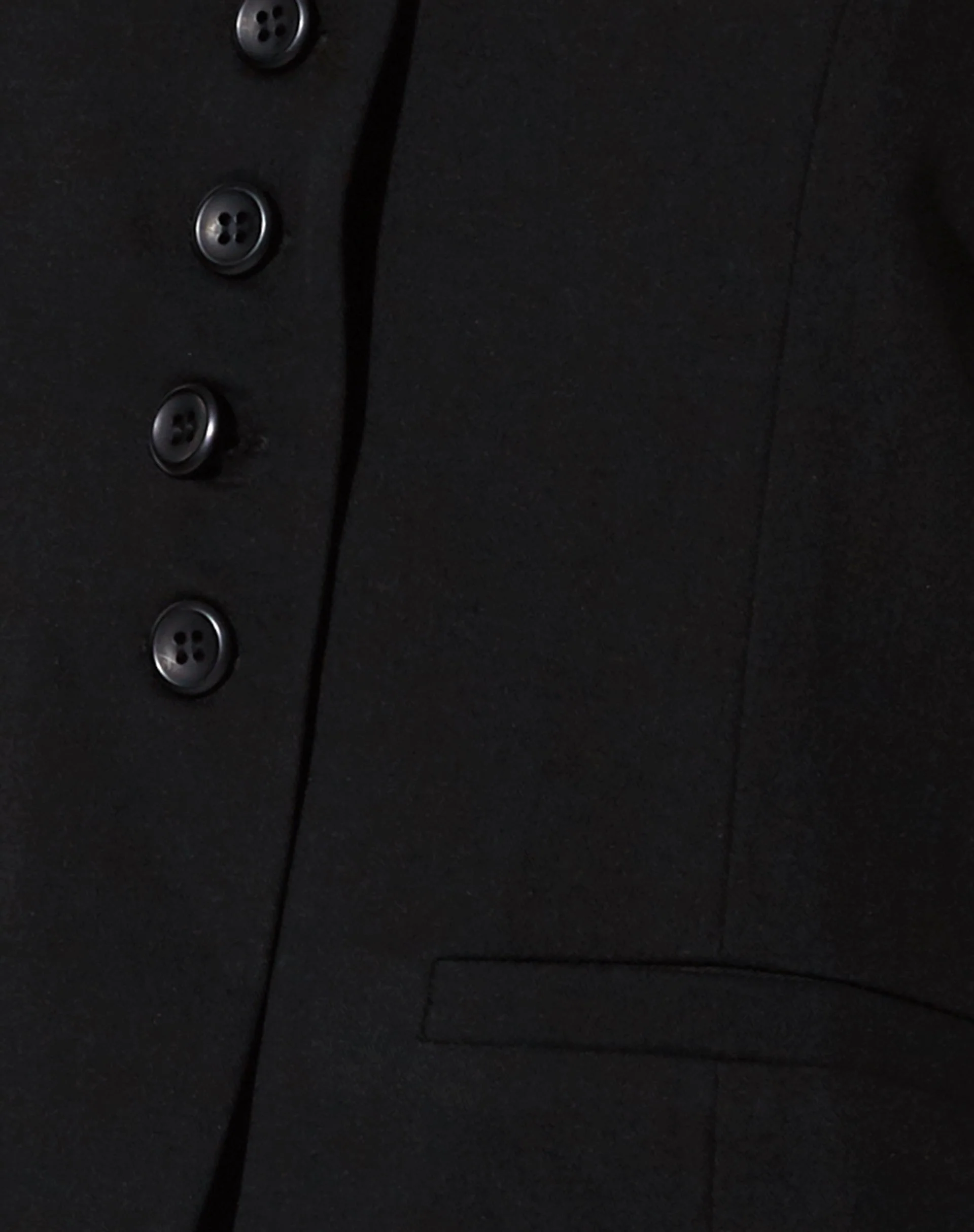 Gavan Vest in Tailoring Black - Image 6