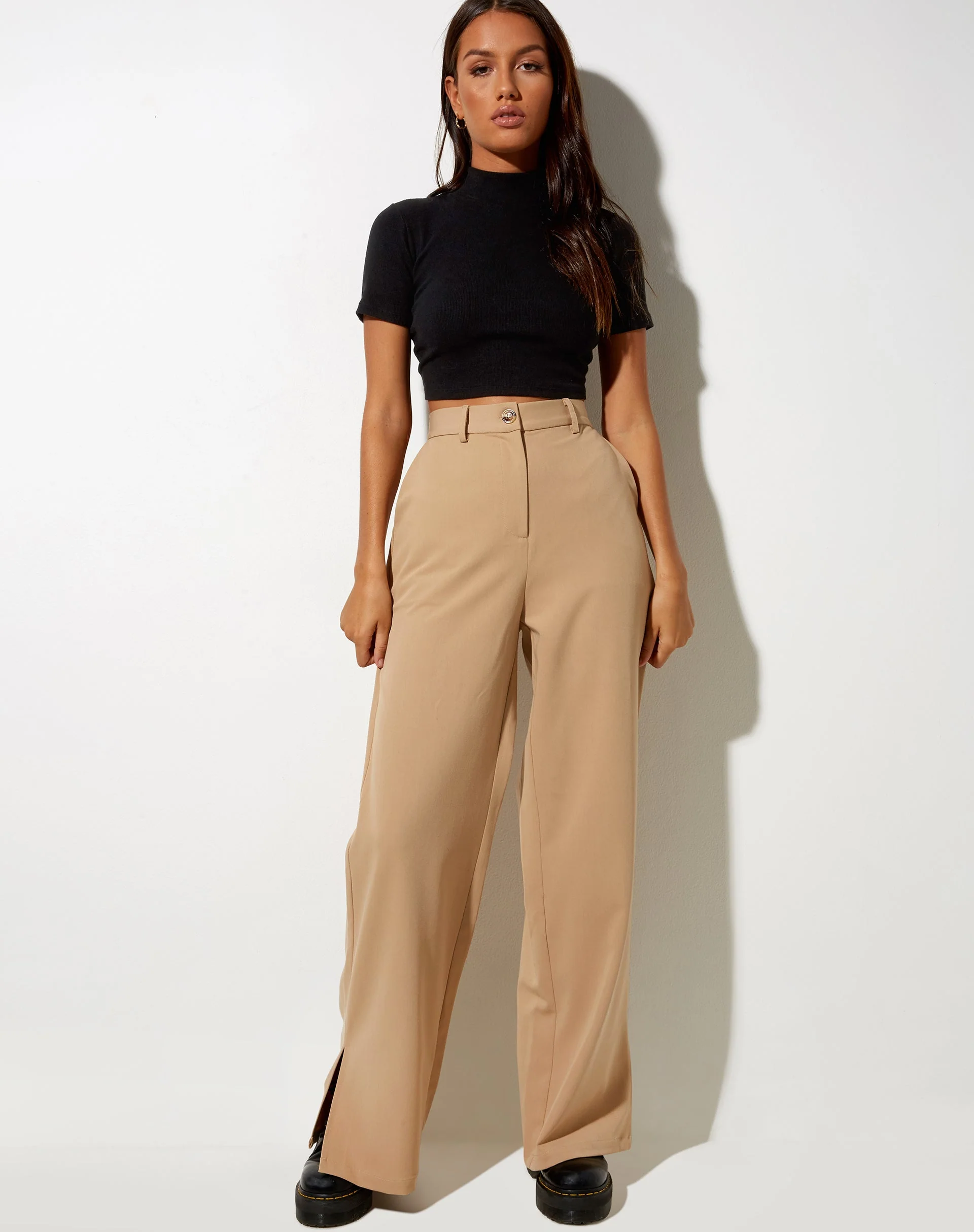 Gege Trouser in Almond - Image 2