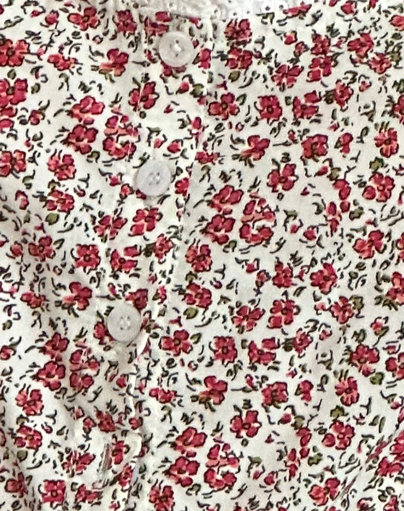 Grodita Vest Top in Pretty Ditsy - Image 6