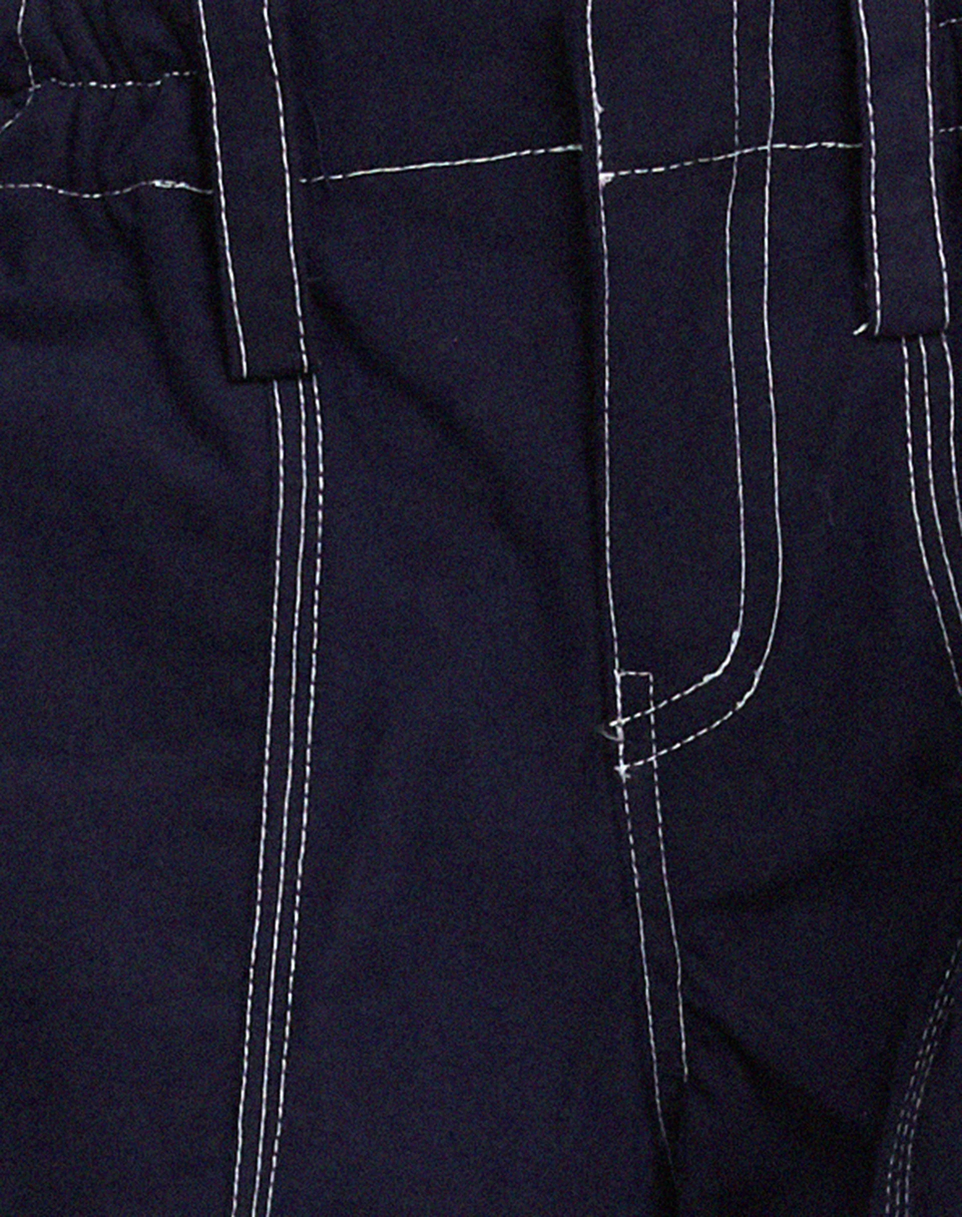 Hansa Trouser in Navy with Top White Stitch - Image 6