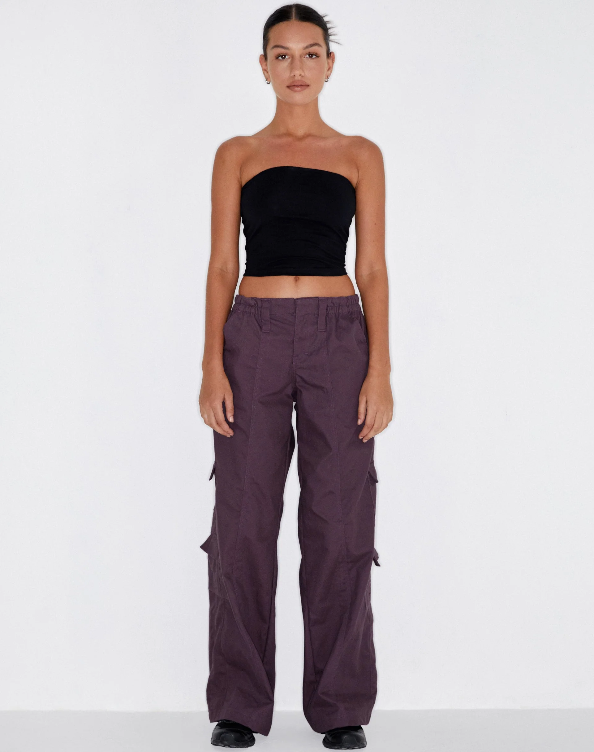 Hansa Cargo Trouser in Panama Dark Purple - Image 5