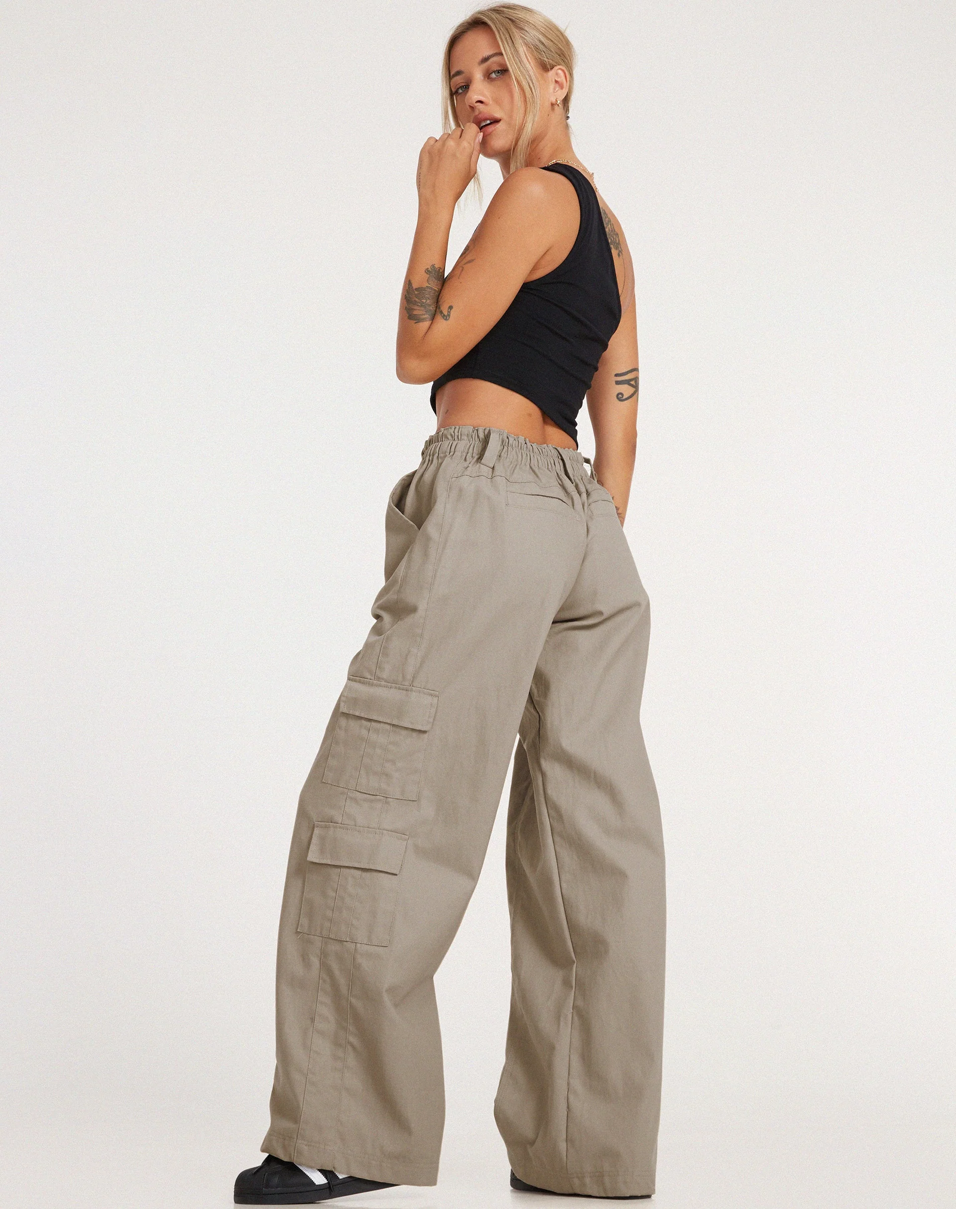 Hansa Cargo Trouser in Stone - Image 3