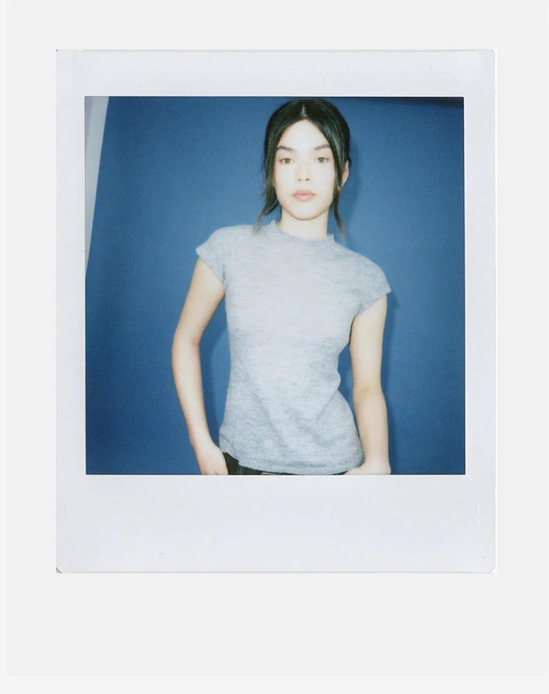 Hanuva Top in Knit Grey - Image 5