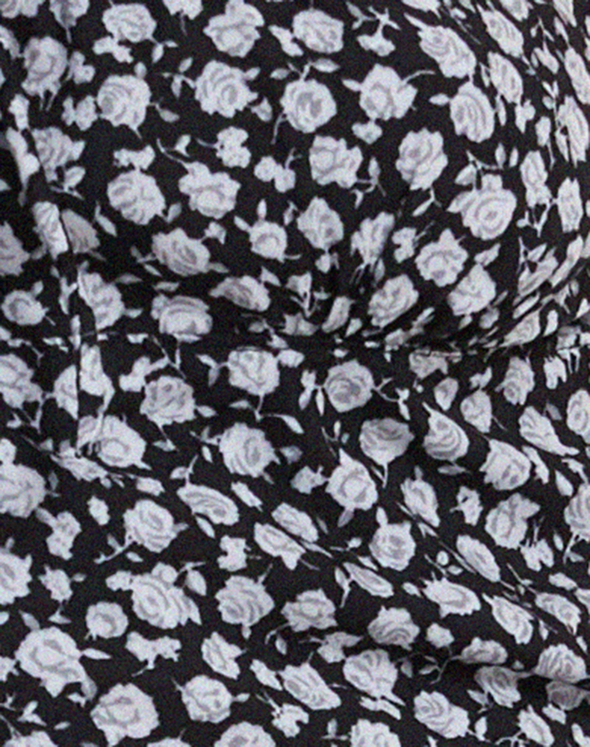 Hema Crop Top in Ditsy Rose Black - Image 7