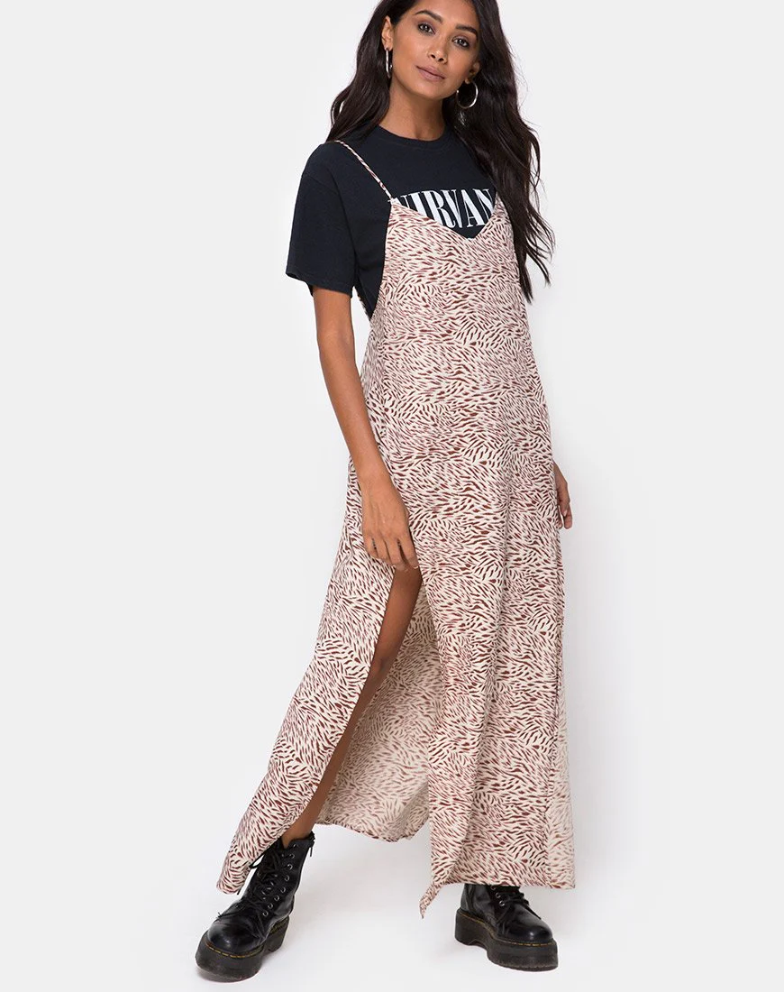 Hime Maxi Dress in Safari Taupe - Image 6