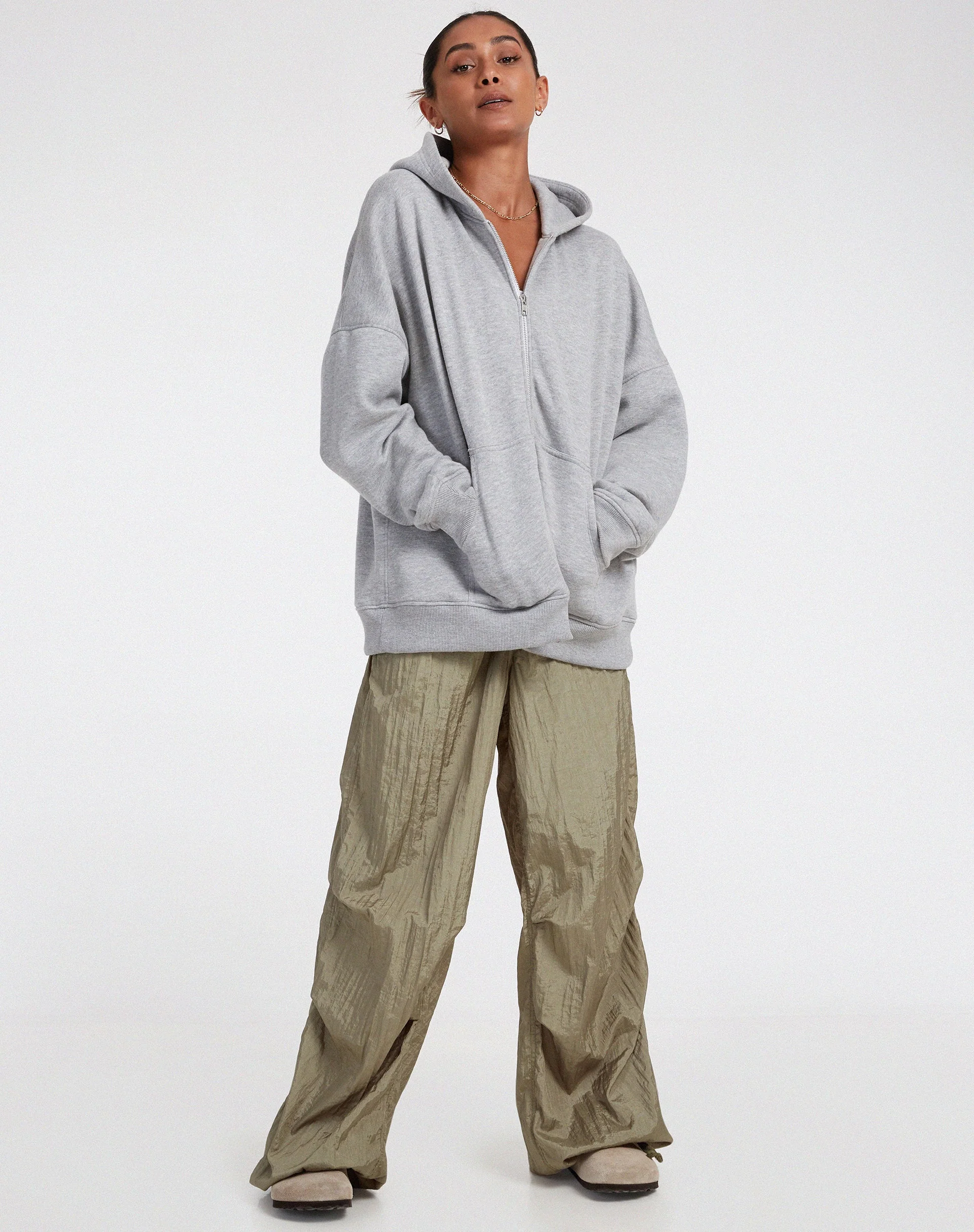 Hollack Hoodie in Greymarl - Image 3