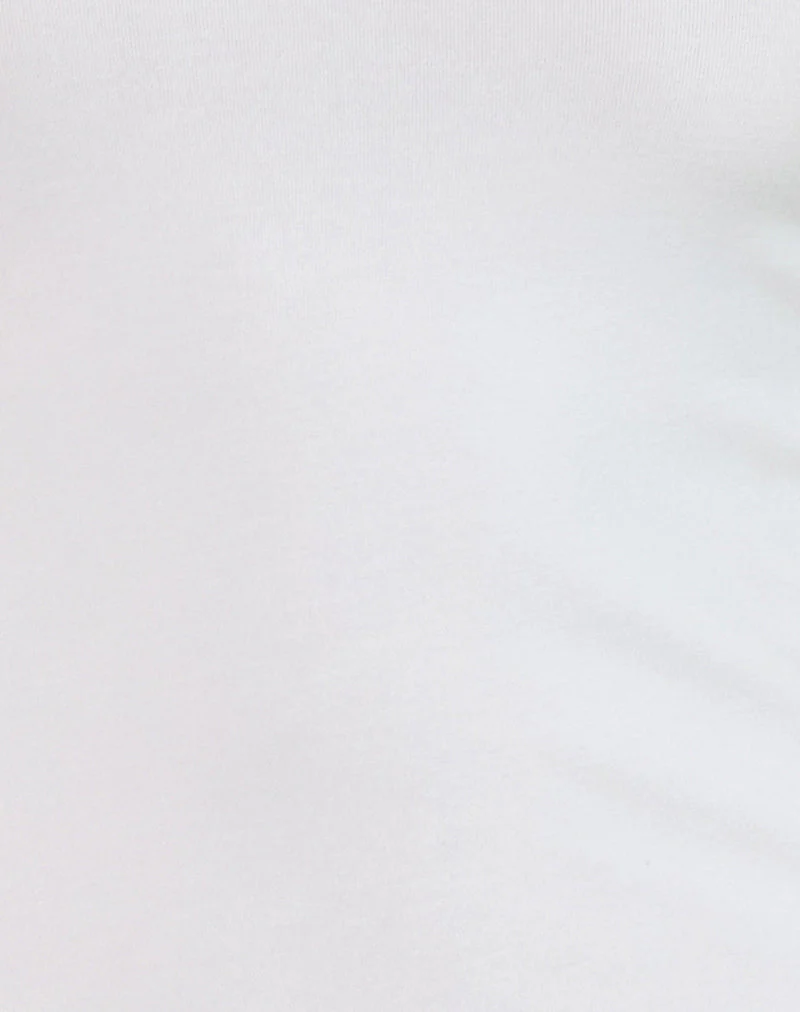 Idra Asymmetric Top in Jersey Ivory - Image 6