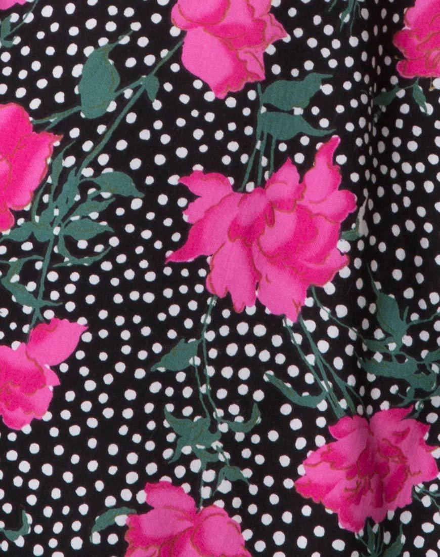 Ihza Tea Dress in Paradise Polka - Image 5