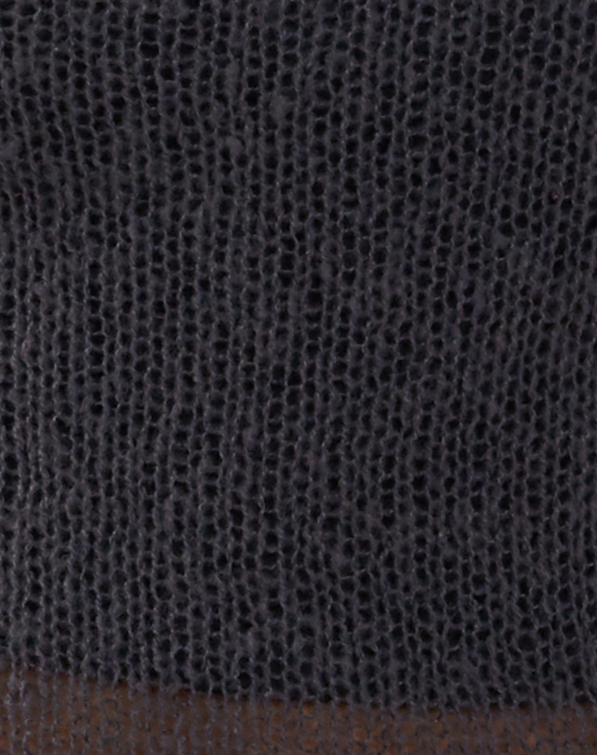 Imelda Fine Open Knit Long Sleeve Top in Dark Charcoal - Image 6