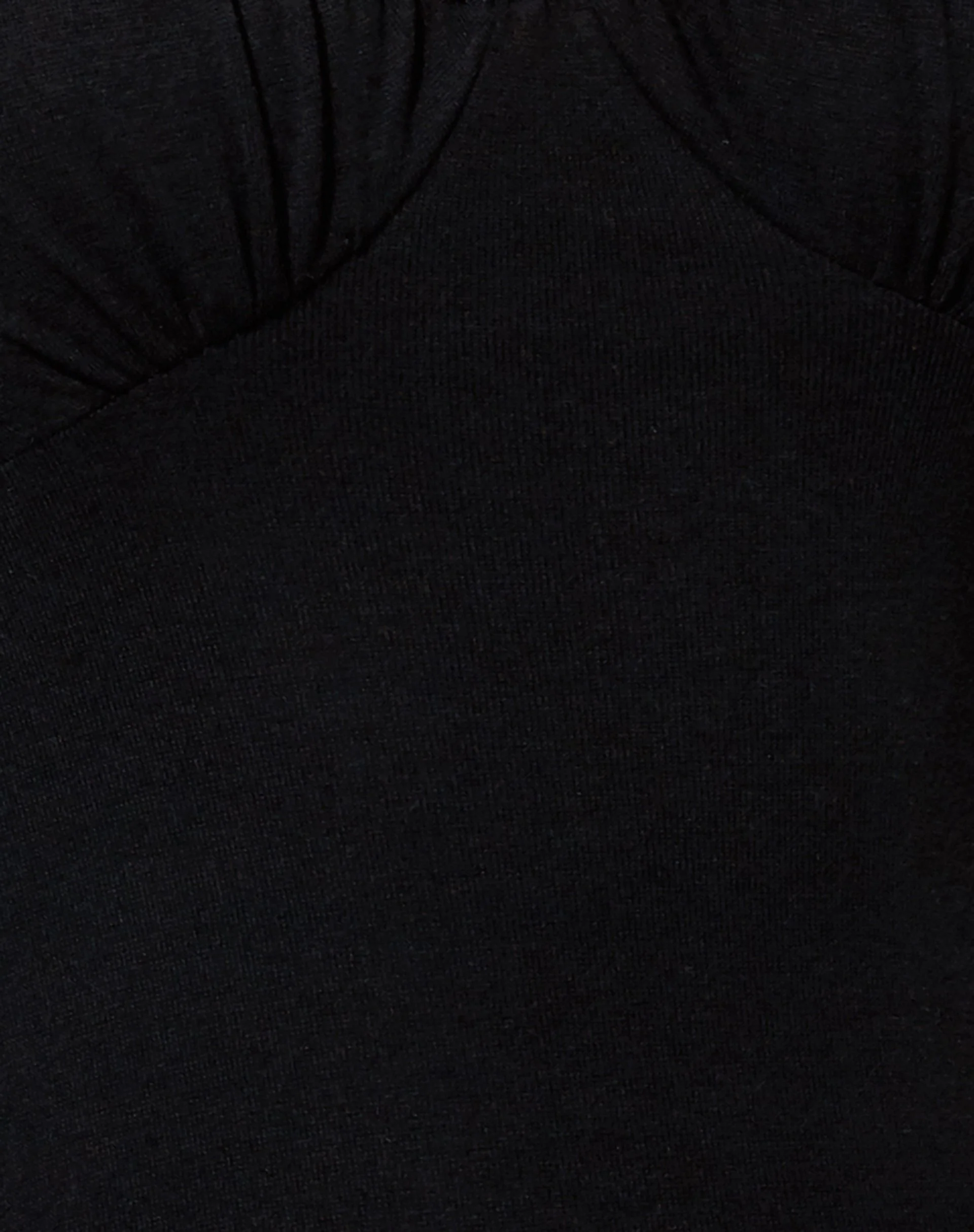 Indri Mini Dress in Rib Black - Image 5