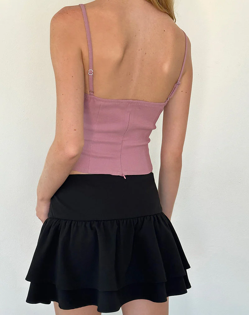 Indus Cami Top in Rosette Dusky Pink - Image 3