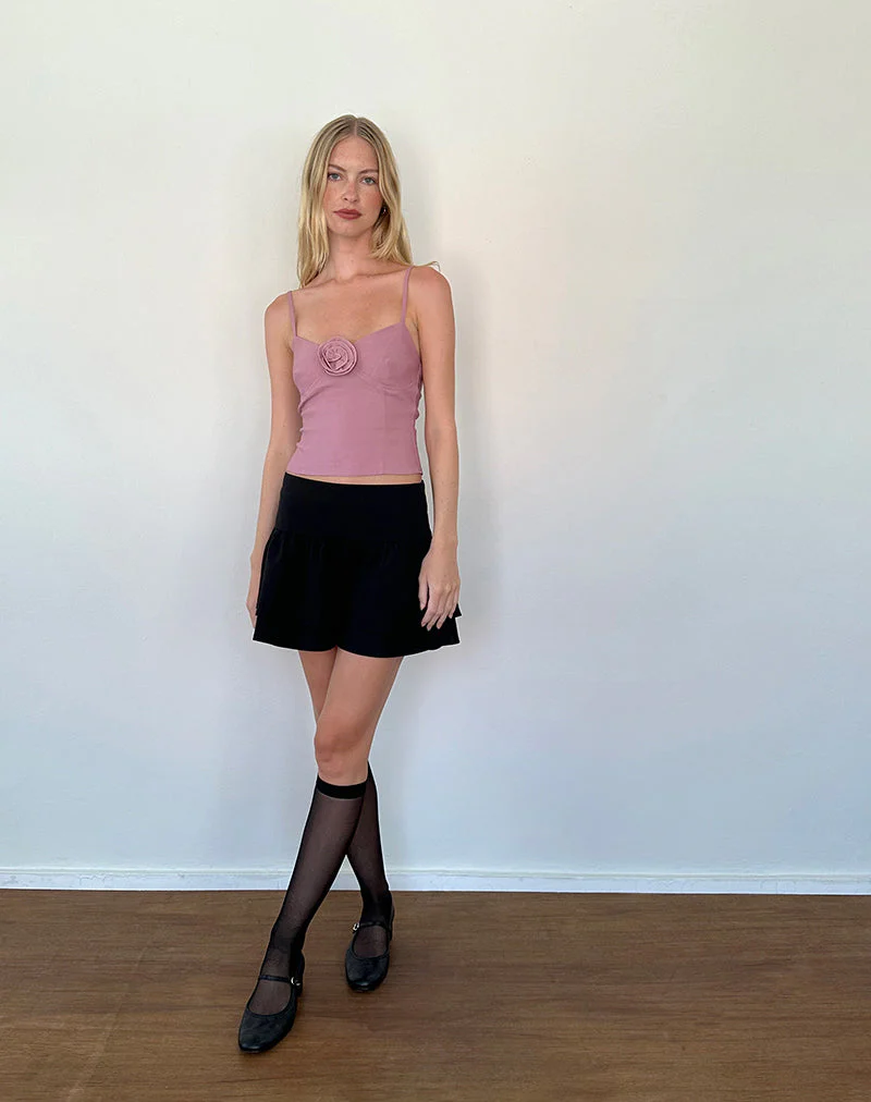 Indus Cami Top in Rosette Dusky Pink - Image 5