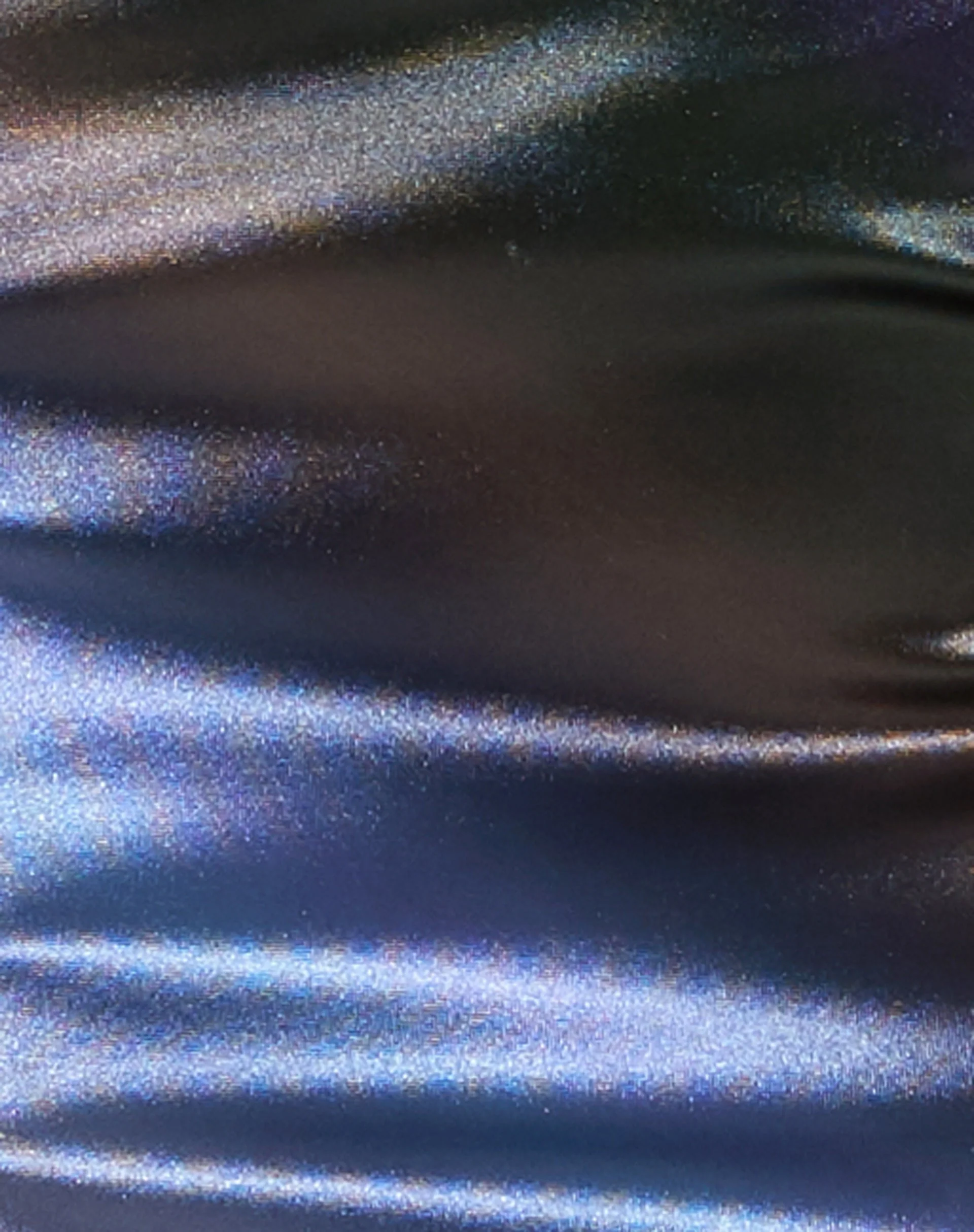 Intiha Dress in Satin Petrol Ombre - Image 8