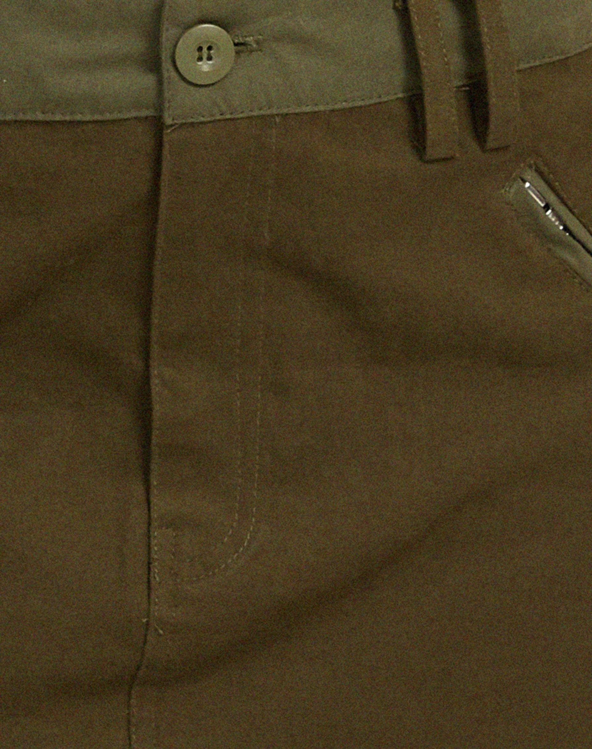 Ivette Mini Skirt in Dark Olive Khaki - Image 7