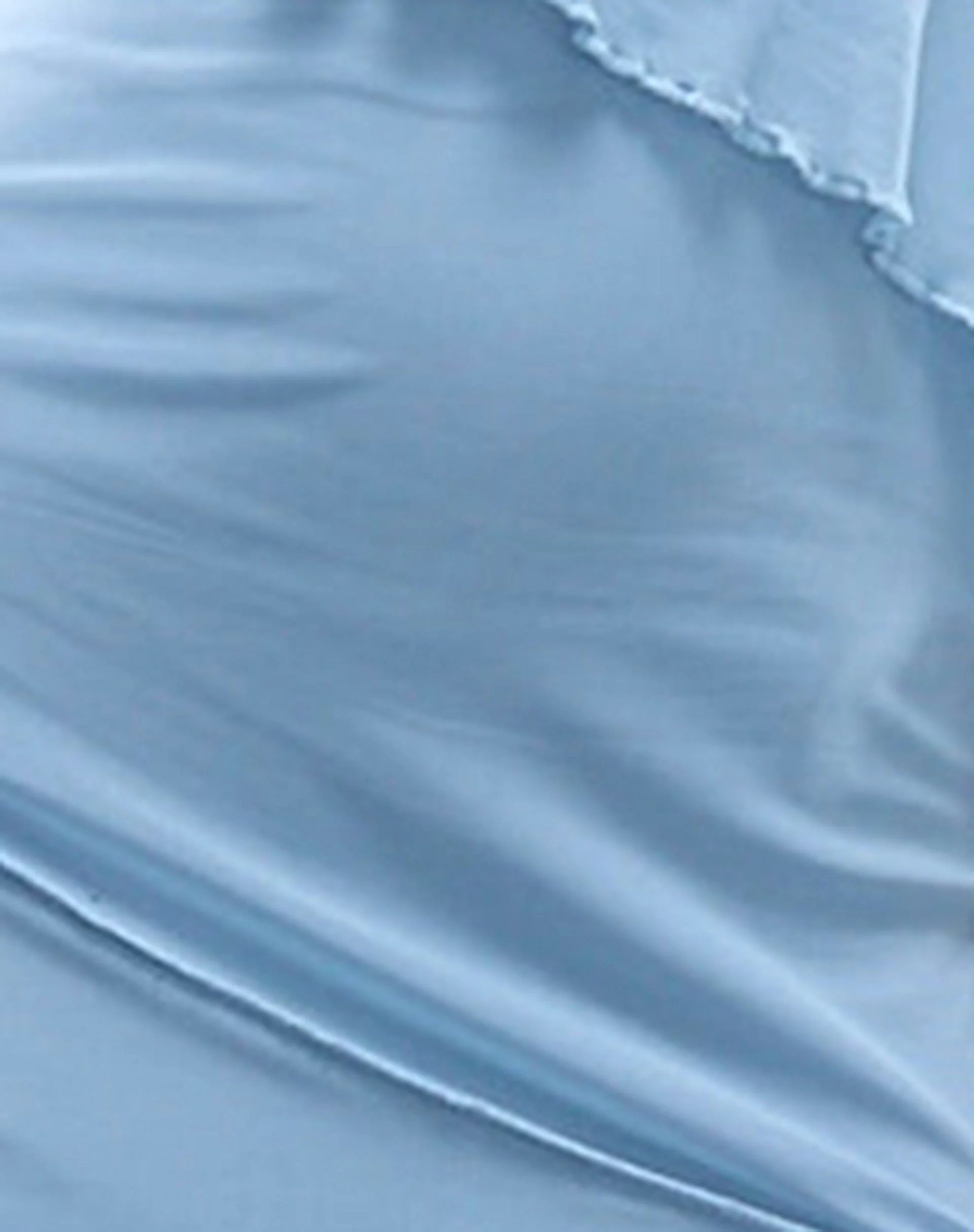 Jacy Ruffle Midi Dress in Mesh Blue - Image 7