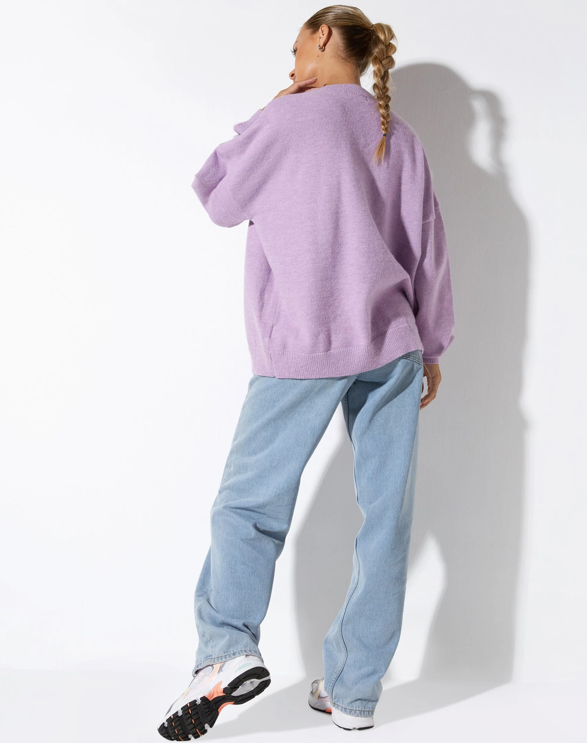 Jamin Jumper in Knit Lilac See Ya - Image 7