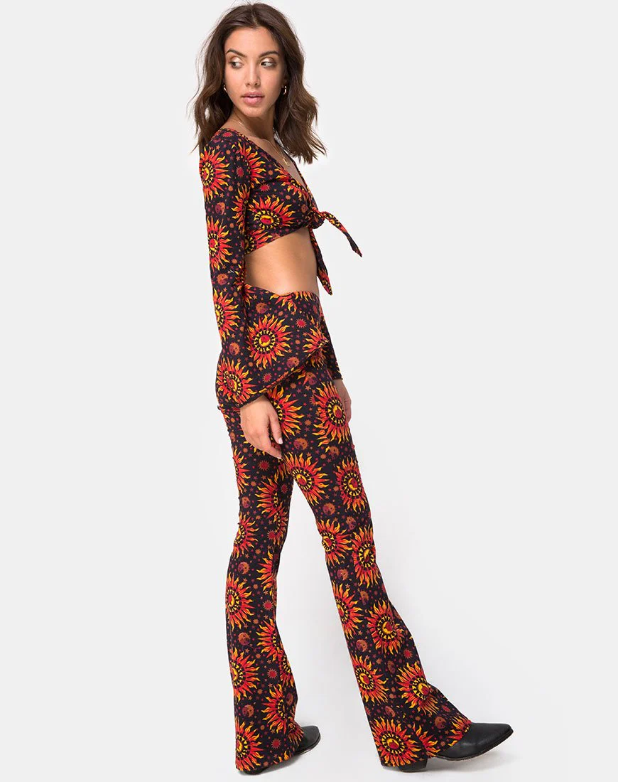 Jeevan Flare Trouser in Hot Sun  X Princess Polly - Image 2
