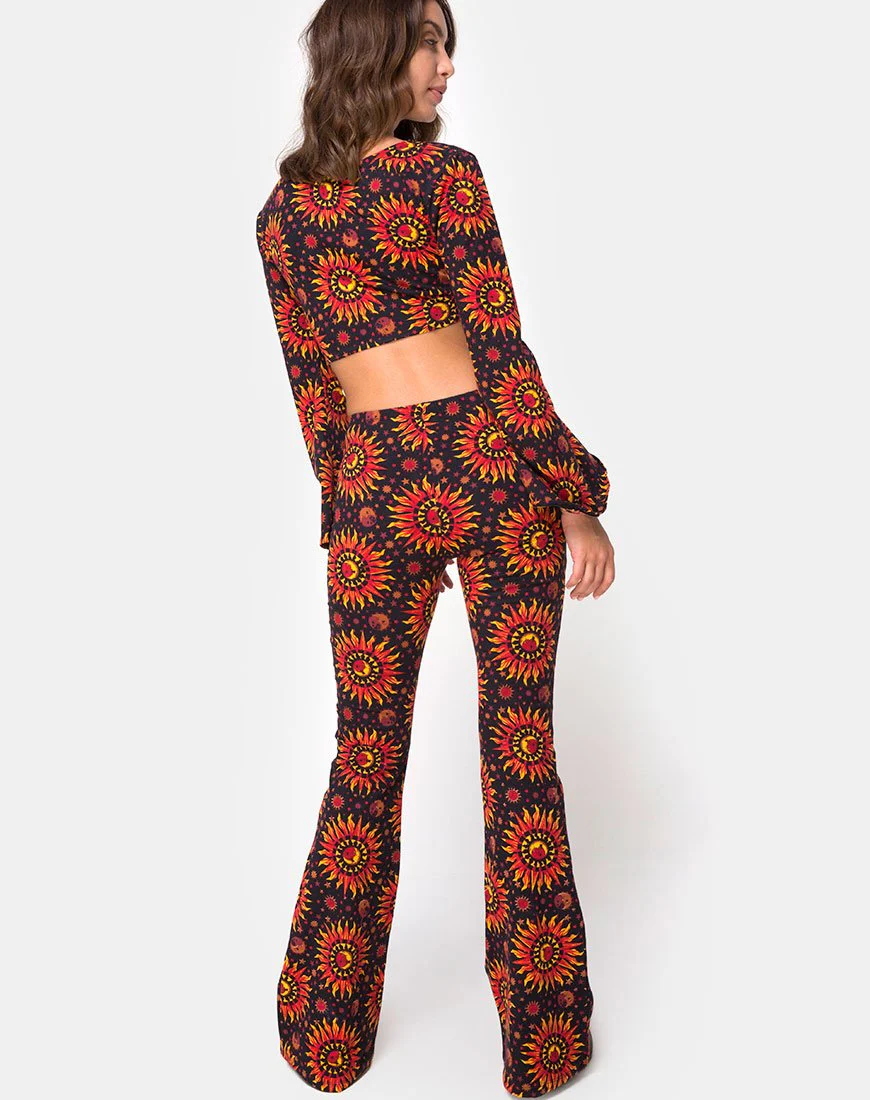 Jeevan Flare Trouser in Hot Sun  X Princess Polly - Image 4