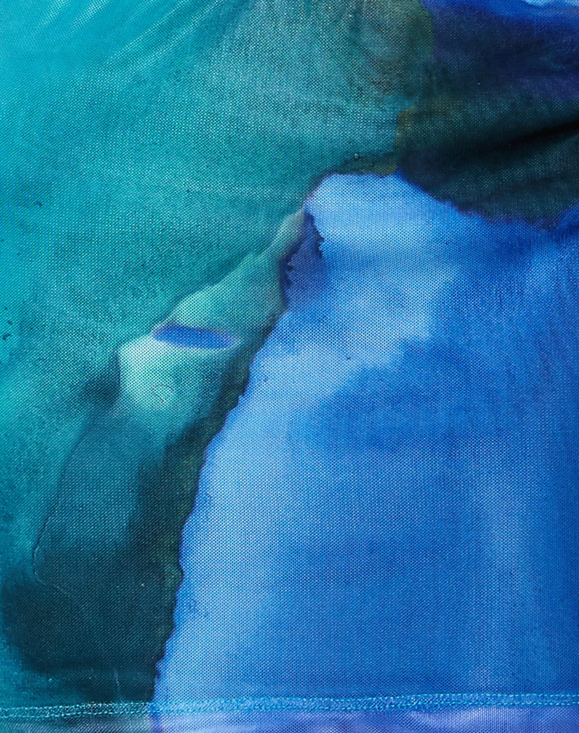 Julep Mini Dress in Fluid Watercolour Wash - Image 7