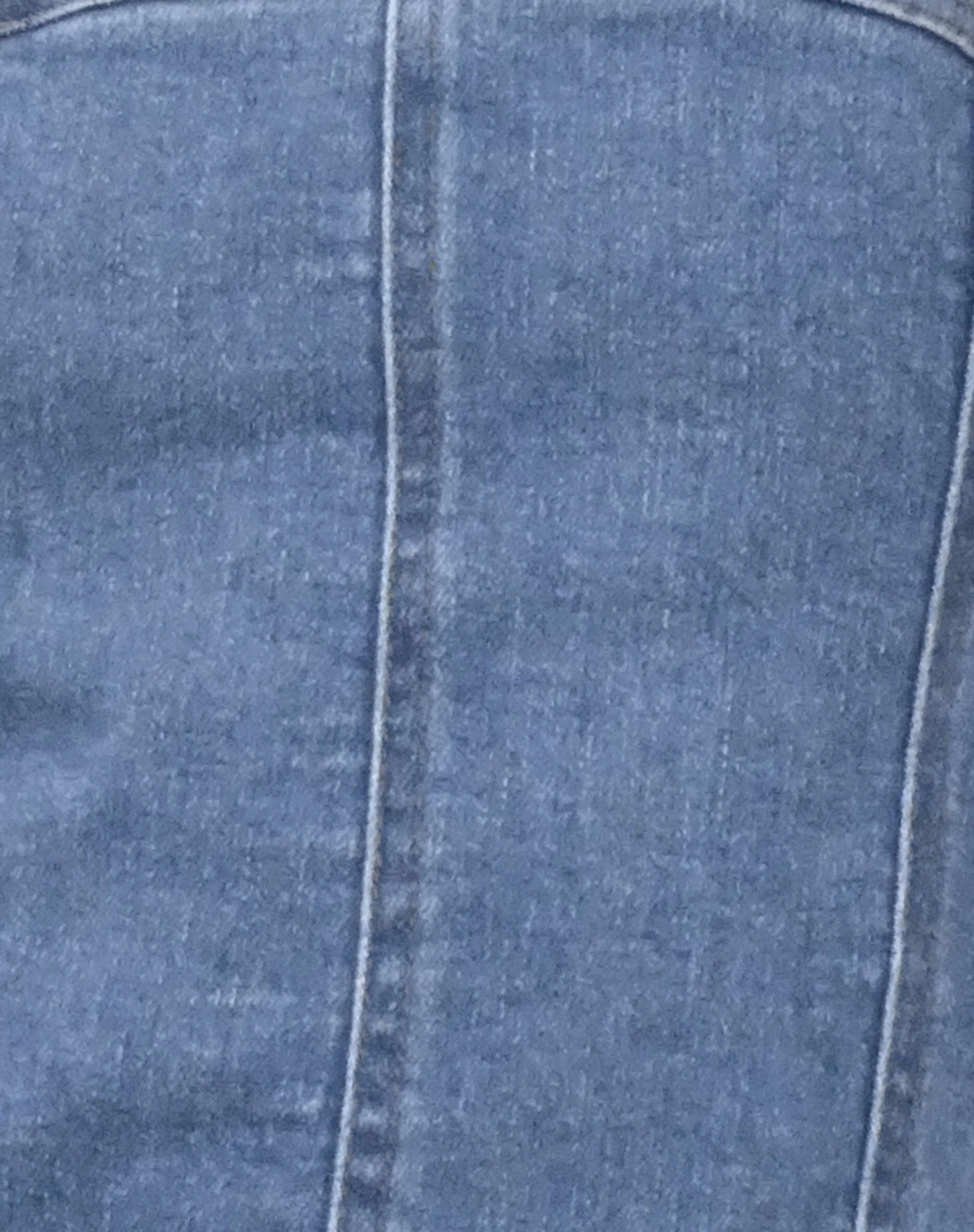 Kaiha Denim Bandeau Corset Top in Blue Wash - Image 6