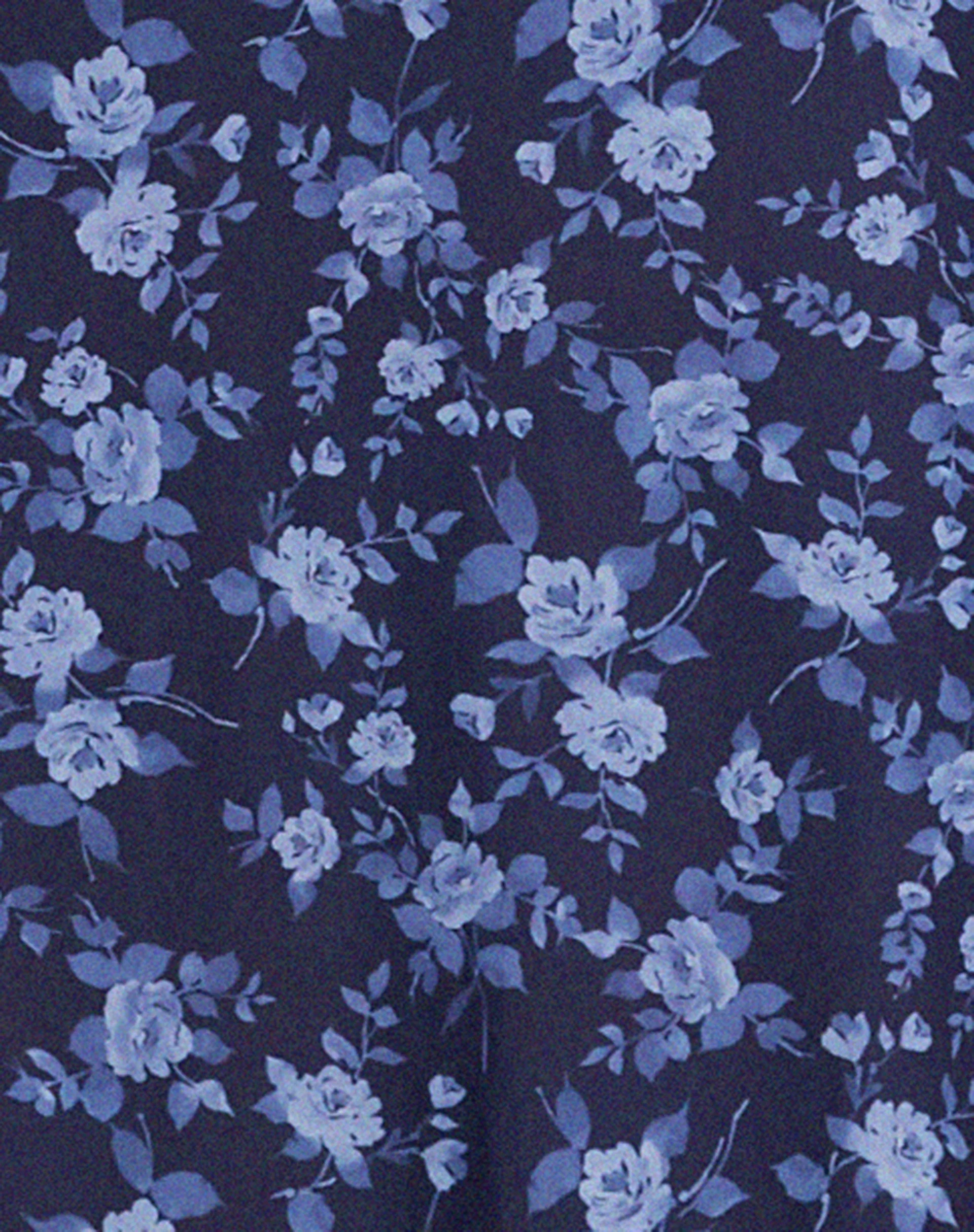 Kalana Printed Midi Dress in Pretty Floral Navy - Image 6