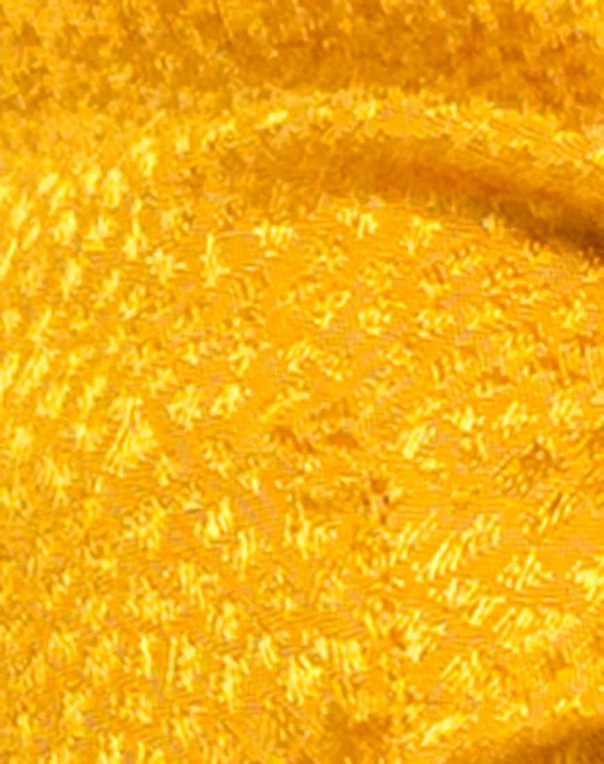 Kasen Bralet in Satin Mustard - Image 5