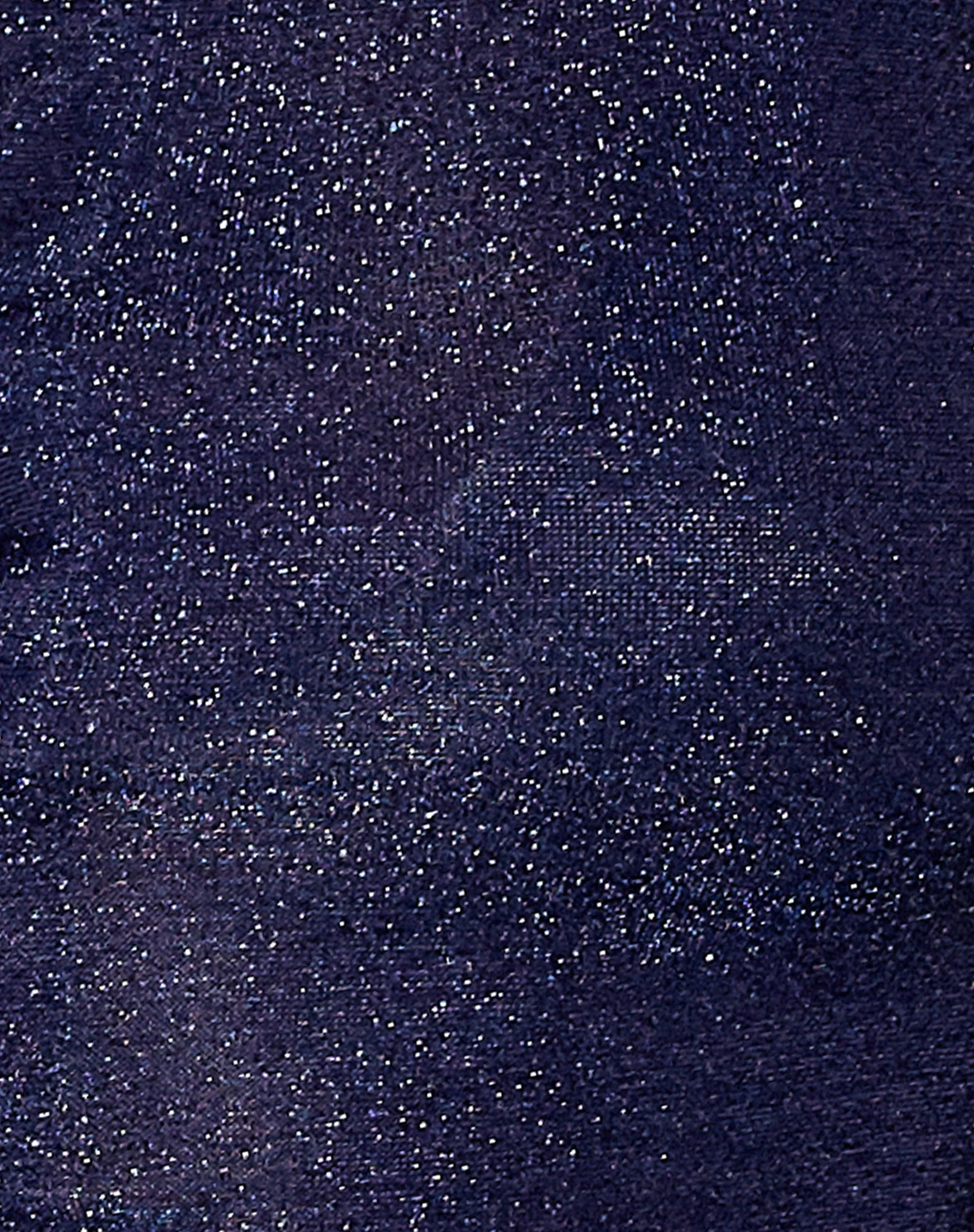 Kelly Shirt in Glitter Lurex Navy Blue - Image 7