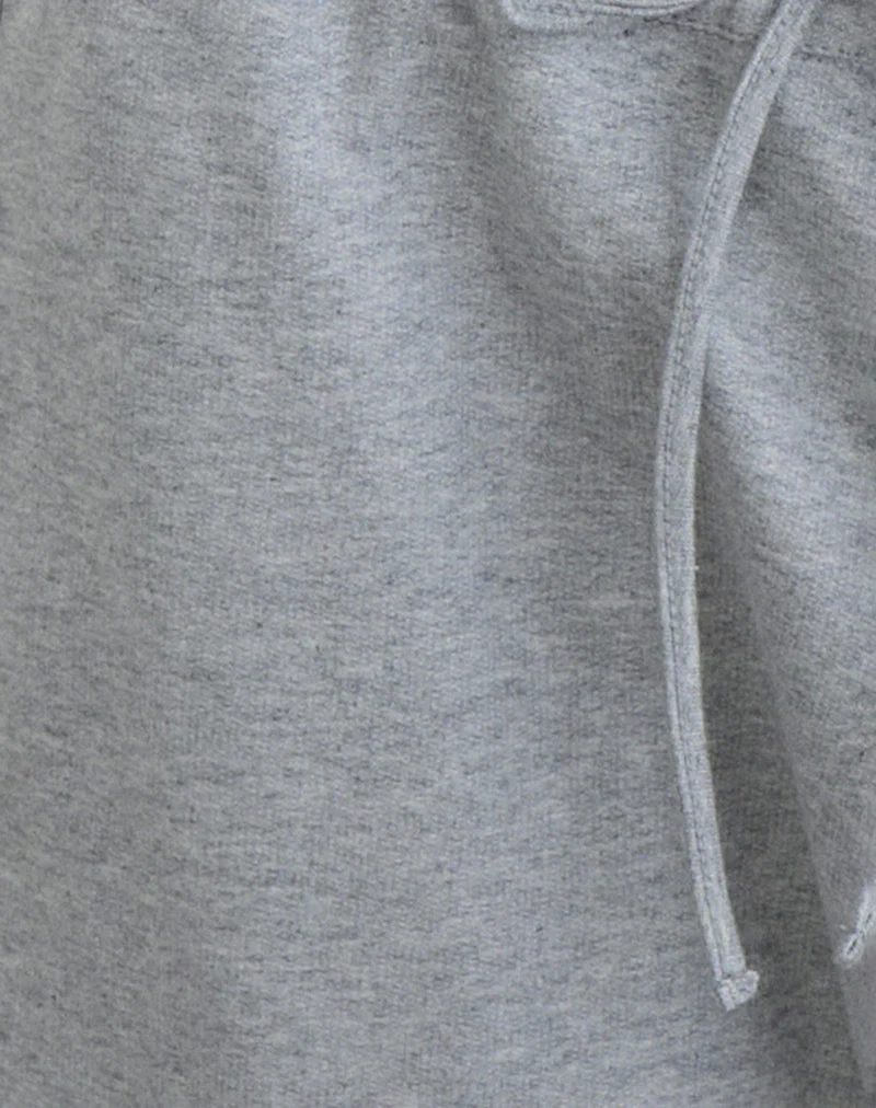 Kether Basketball Studded Short in Grey Marl - Image 7