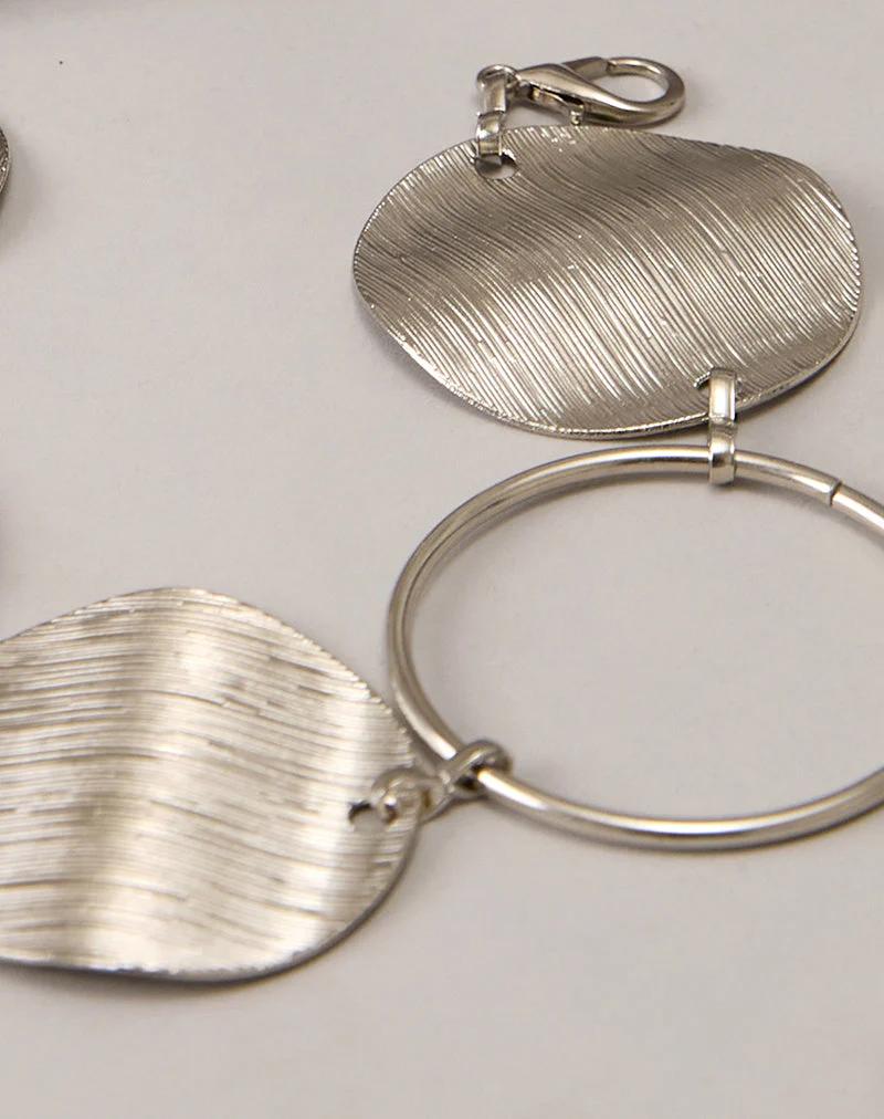 Kiana Round Belt in Silver - Image 7