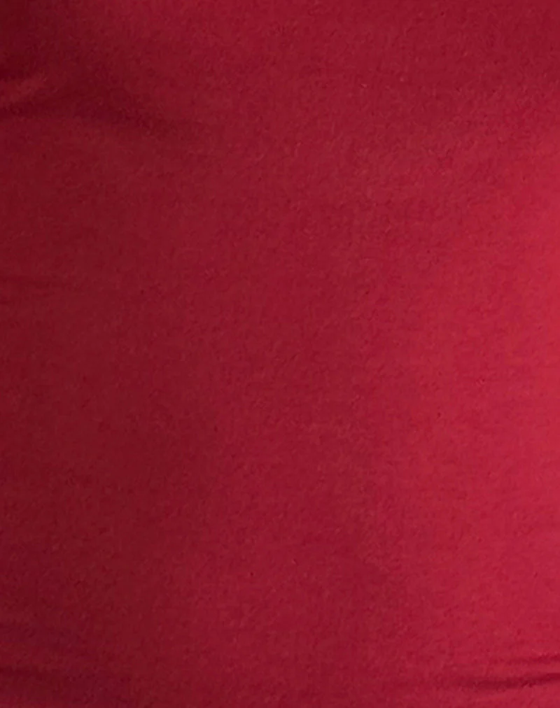Korby Long Sleeve Top in Adrenaline Red - Image 5