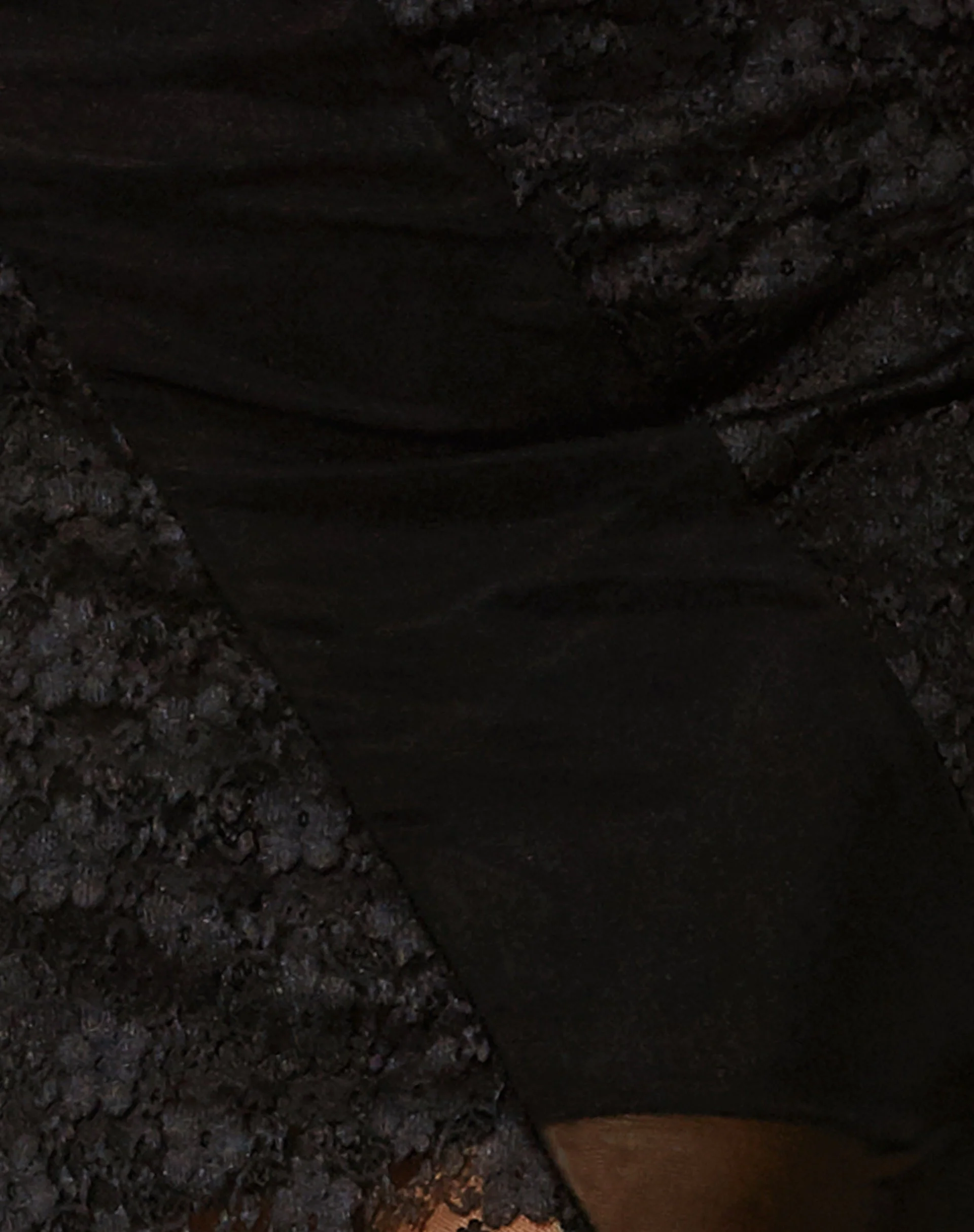 Kriko Mini Dress in Lace Black - Image 6
