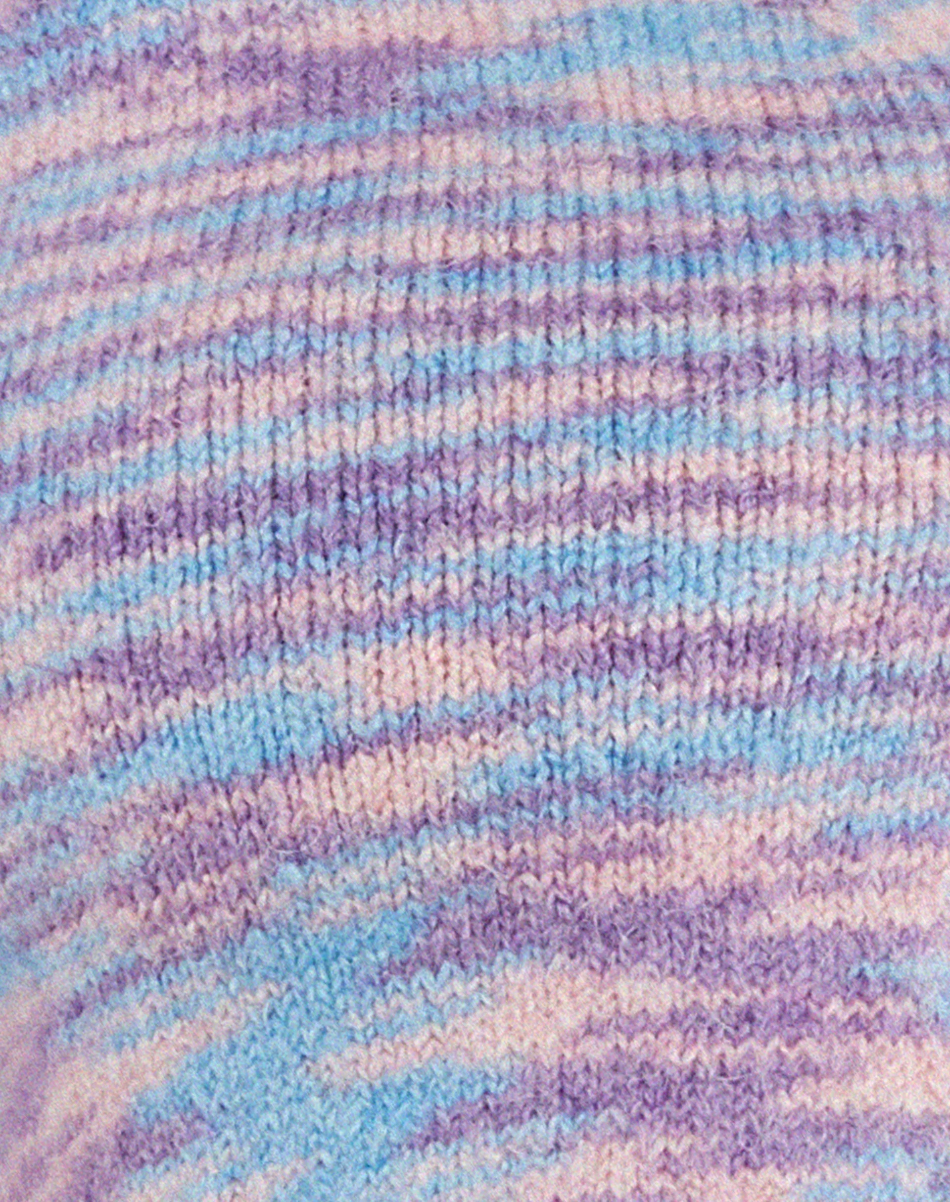Kusha Crop Top in Mix Space Dye Knit Lilac - Image 6