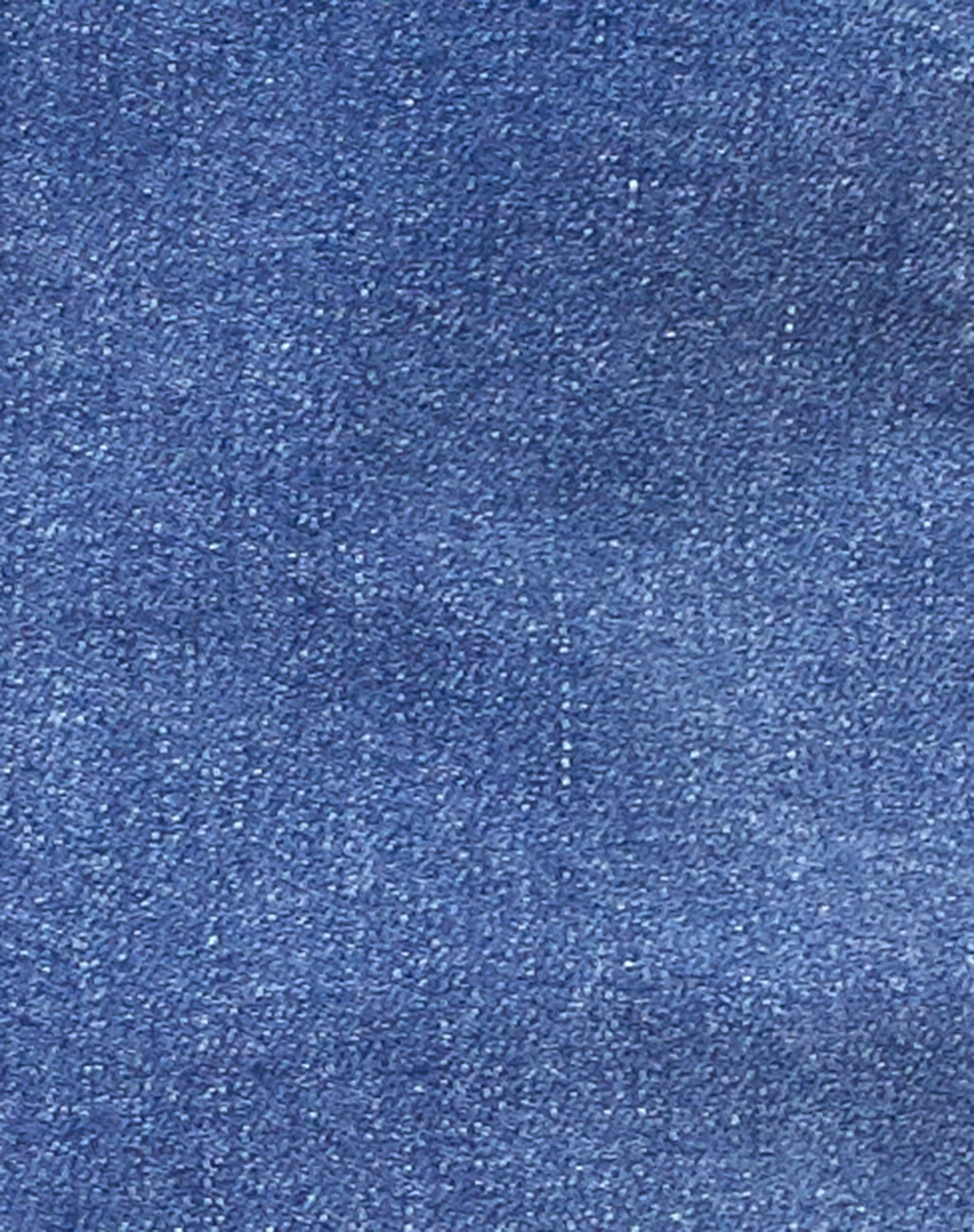 Laica Denim Mini Dress in Blue Wash - Image 6