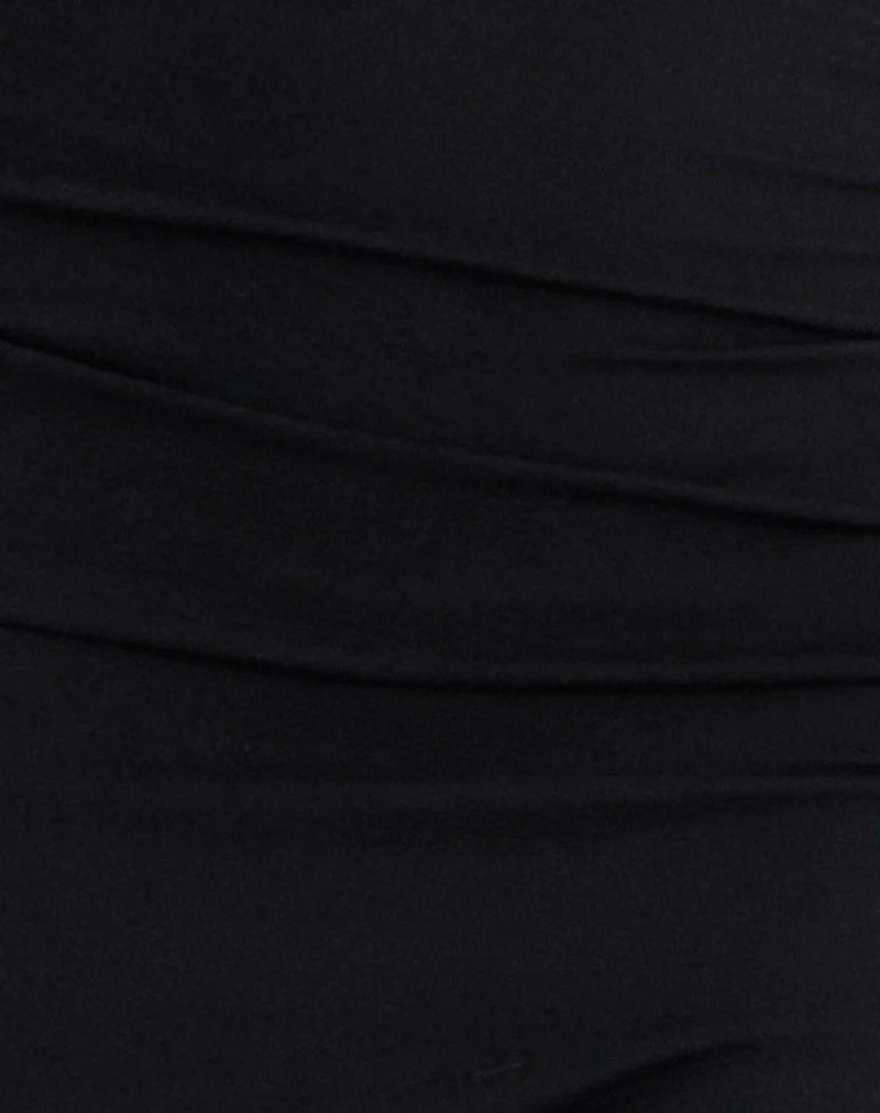 Laluma Midi Dress in Black - Image 5