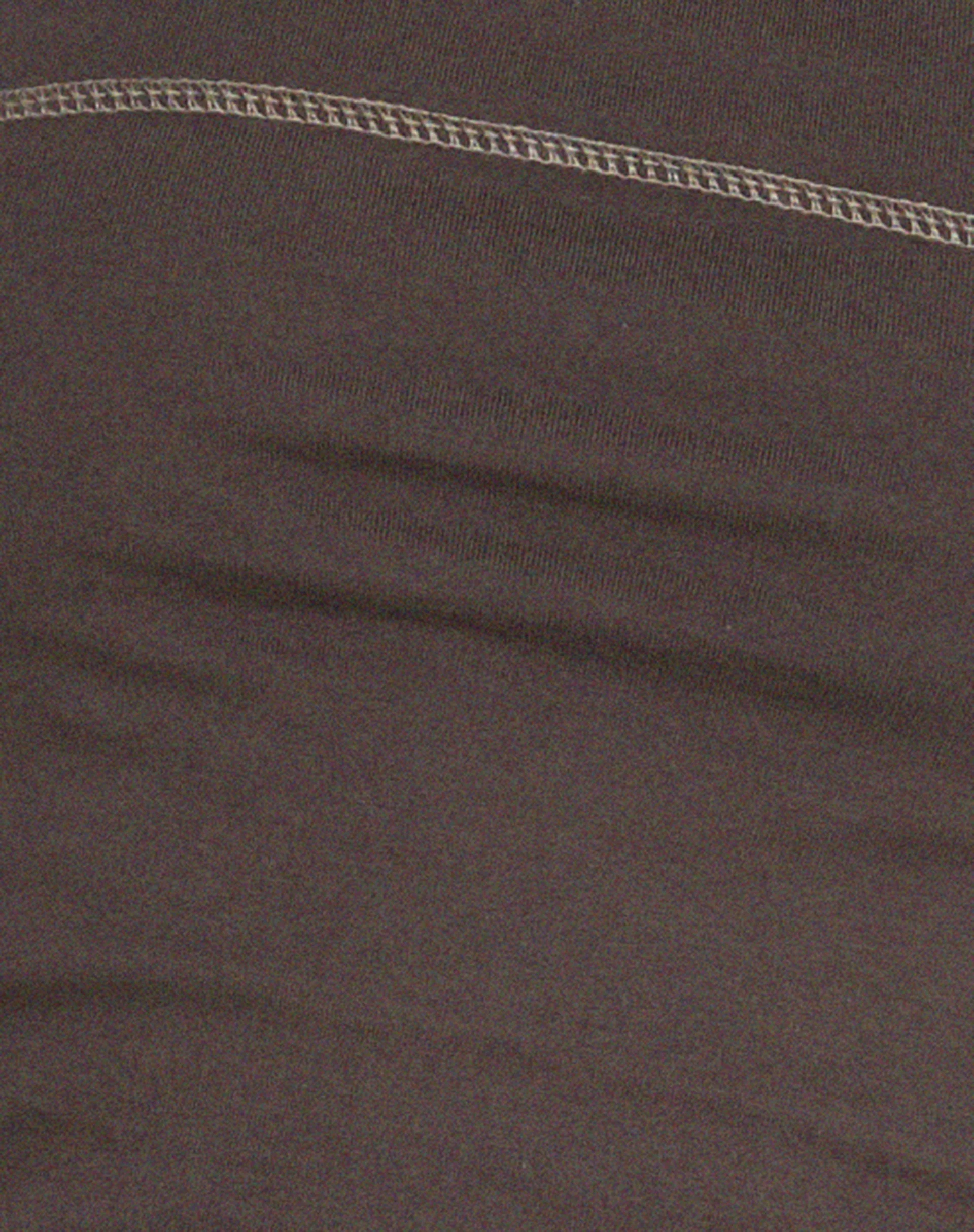 Lan Long Sleeve Top in Gunmetal with Grey Top Stitch - Image 4