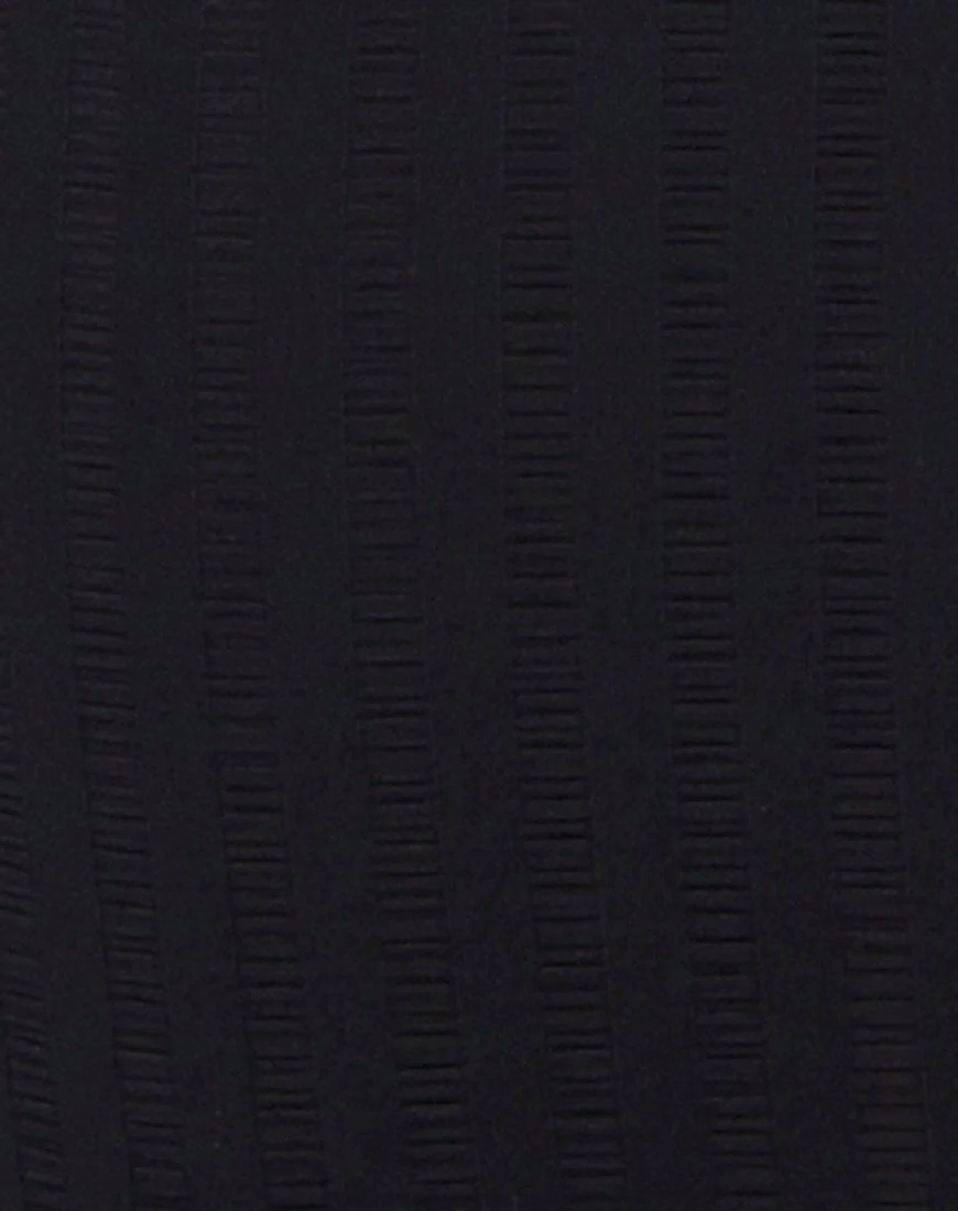 Laoda Bodycon Dress in Black - Image 5