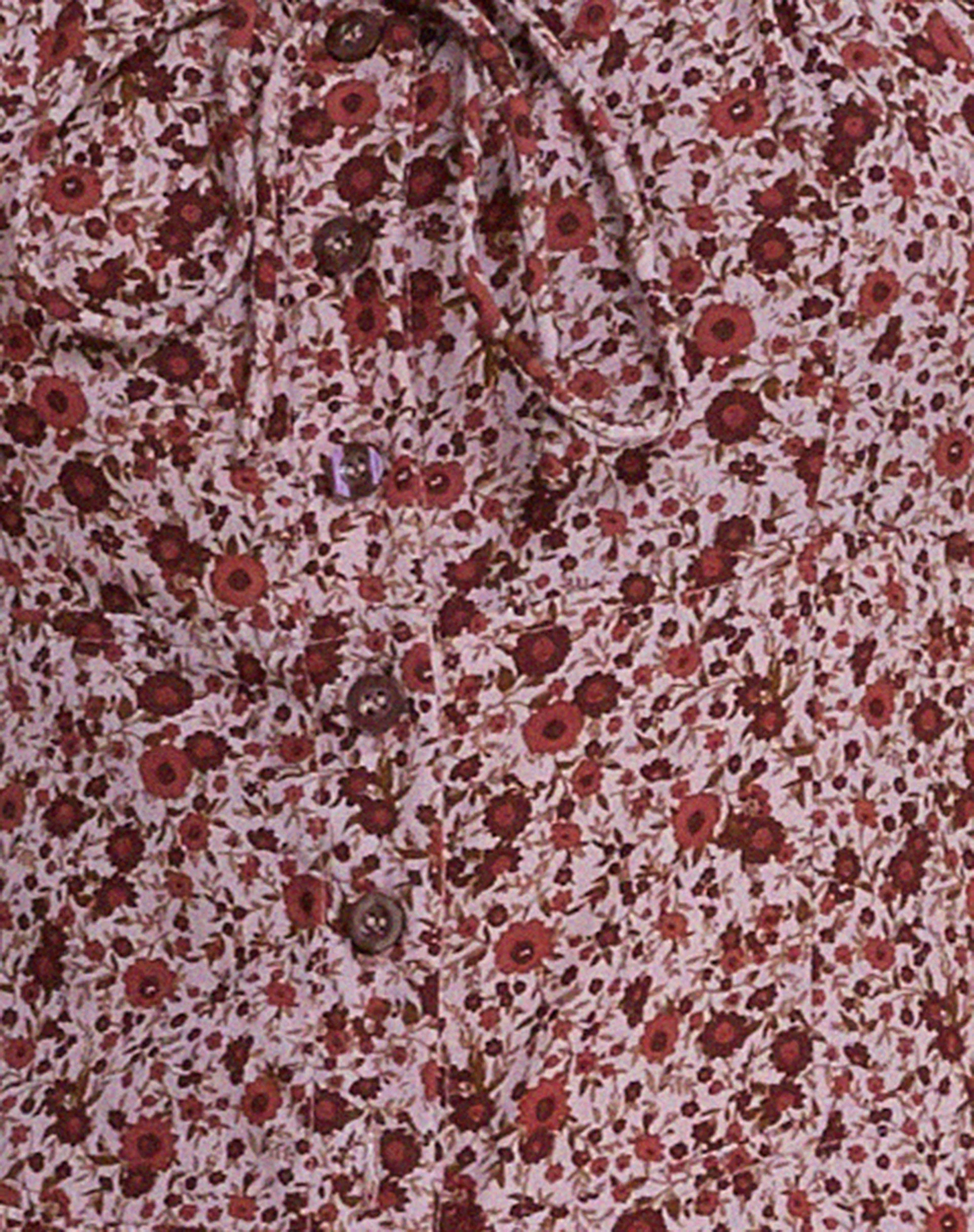 Larson Midi Dress in 90’s Floral Burgundy - Image 7