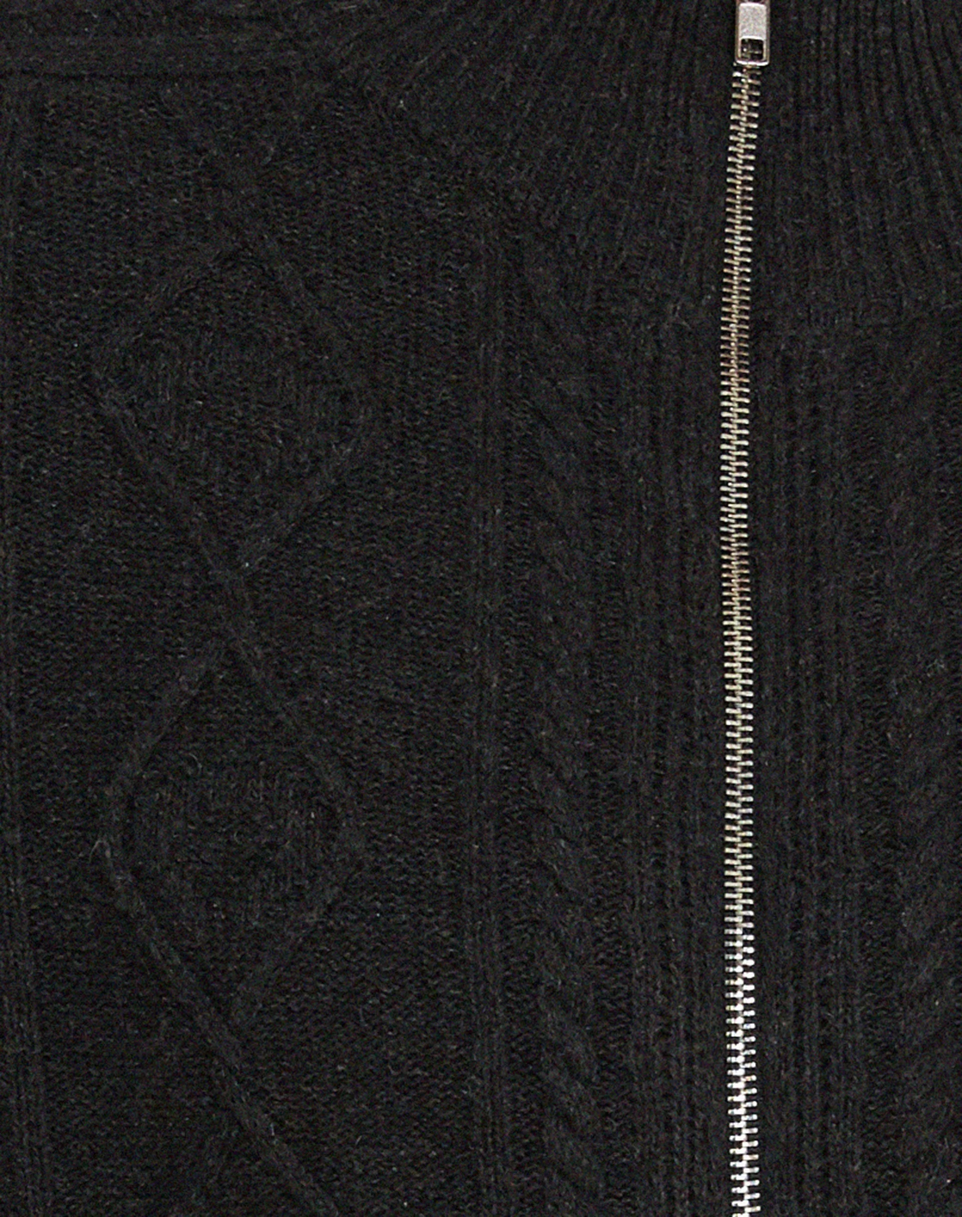Lemila Cable Knit Jacket in Dark Shadow - Image 8