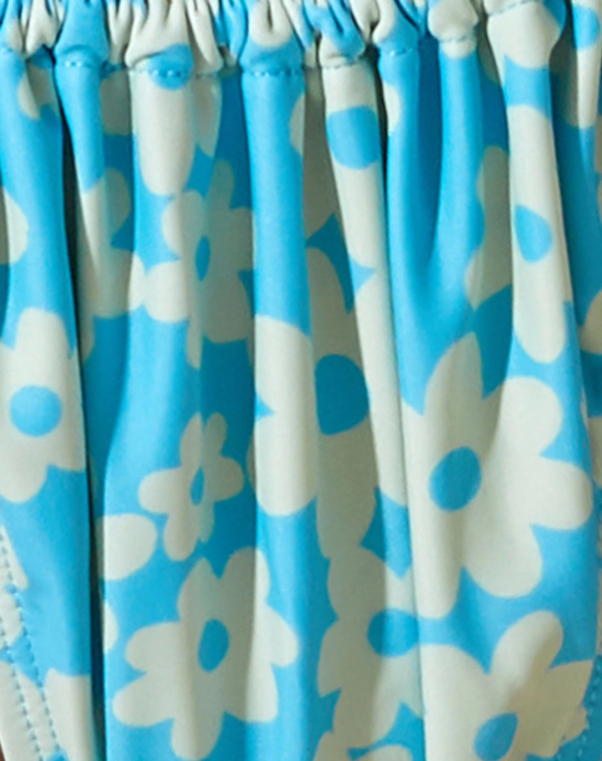 Leyna Bikini Bottom in Retro Daisy Blue - Image 6