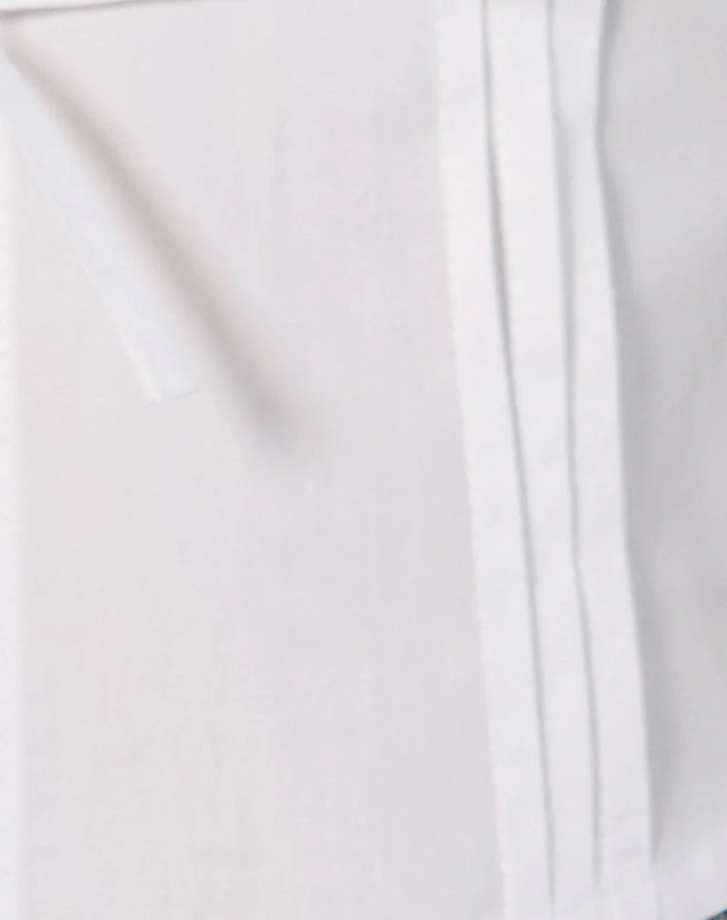 Lias Puff Sleeve Blouse in White - Image 5