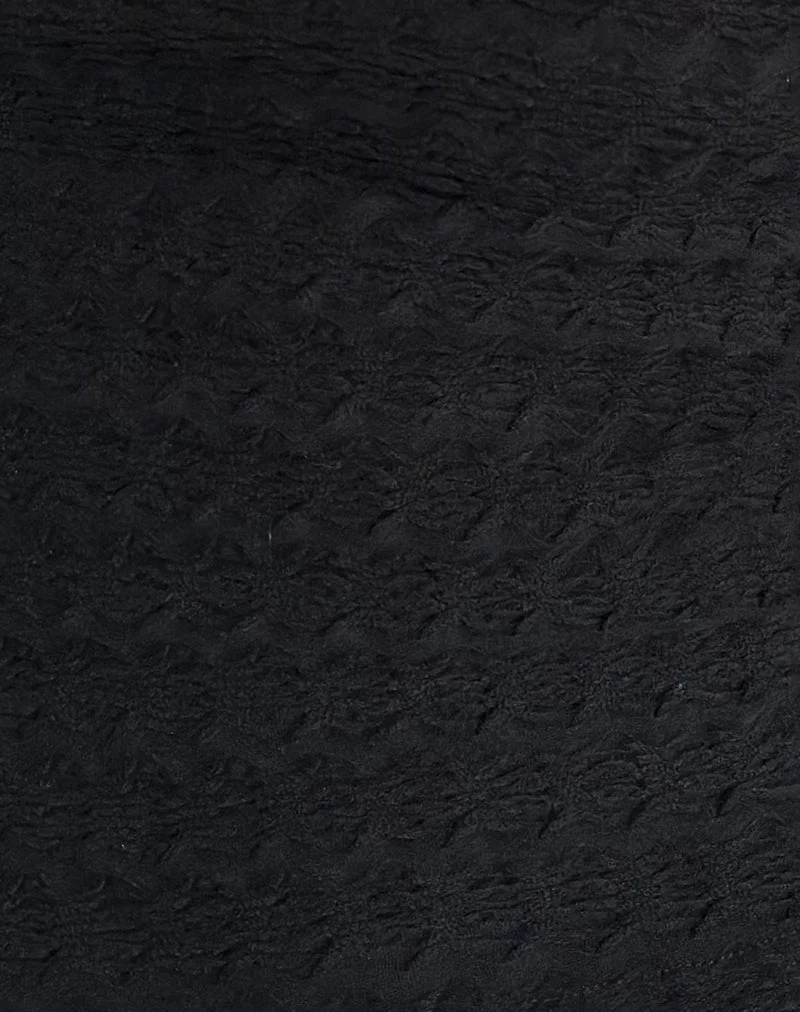 Lindsay Top in Textured Black - Image 6
